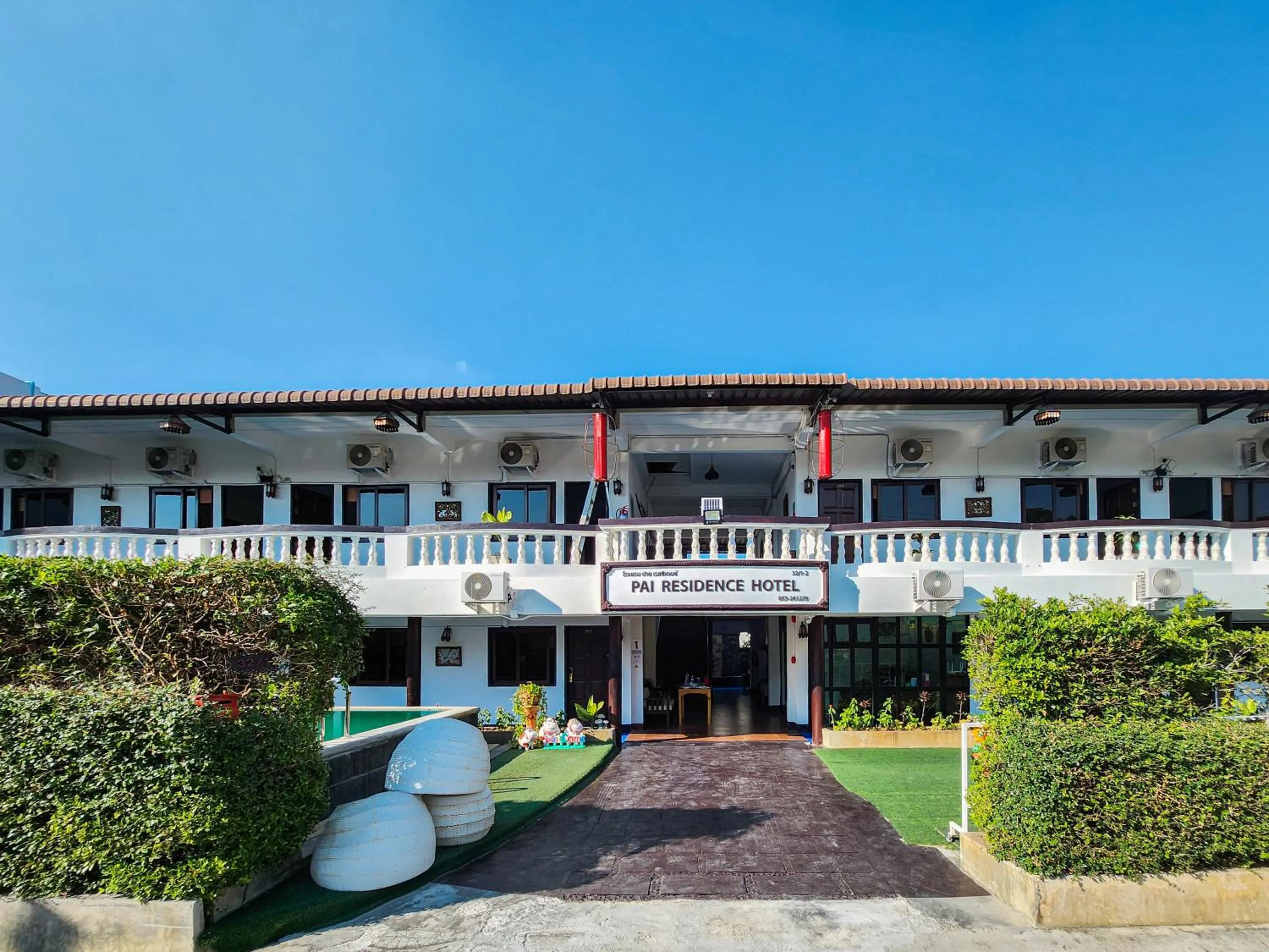 Property building in Pai Residence Hotel