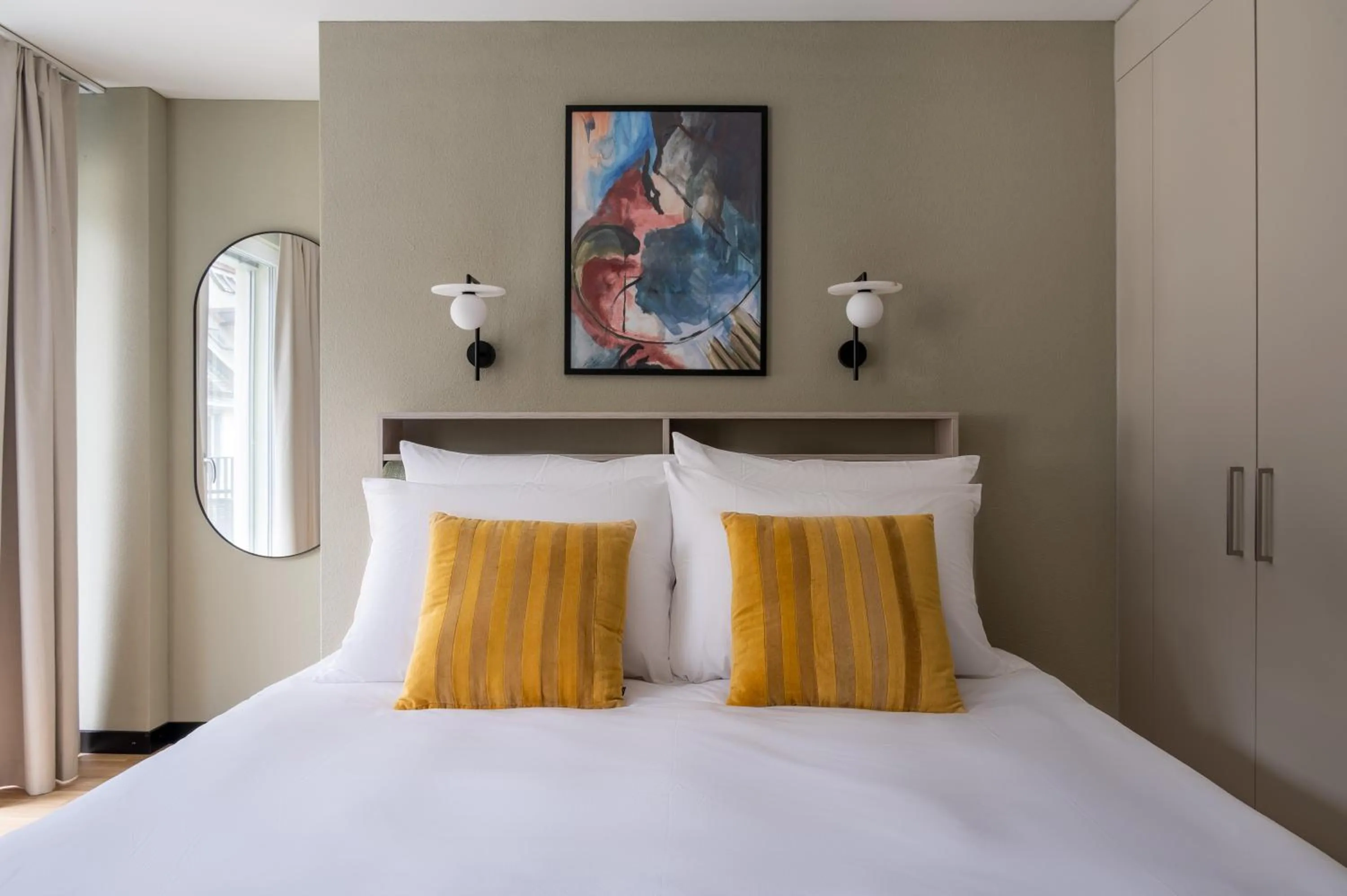 Bedroom, Bed in Numa Zurich Craft