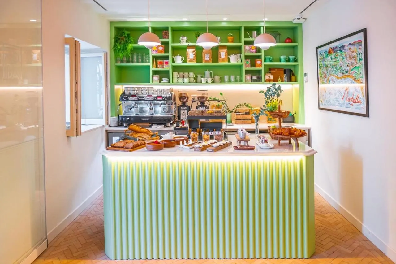 Breakfast in La Fonda Heritage Hotel Luxury, Relais & Châteaux