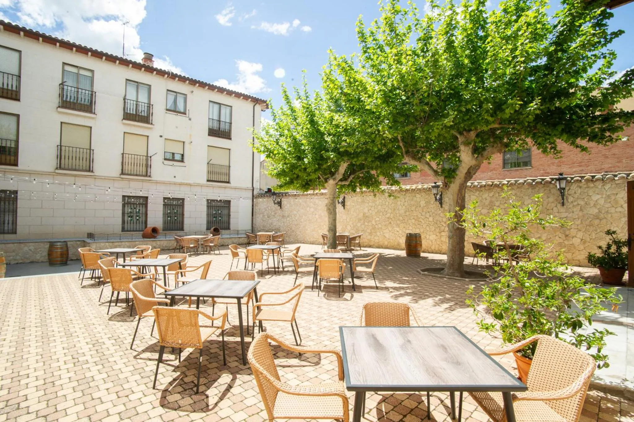 Balcony/Terrace in AZZ Peñafiel Las Claras Hotel & Spa