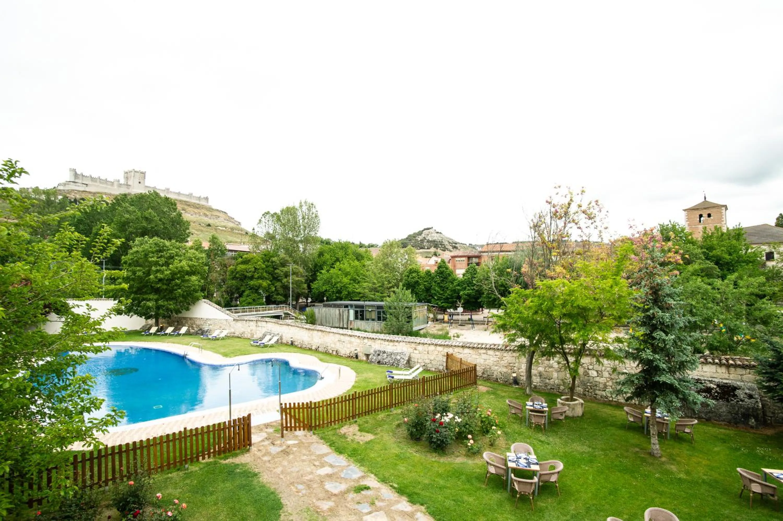 Garden view in AZZ Peñafiel Las Claras Hotel & Spa
