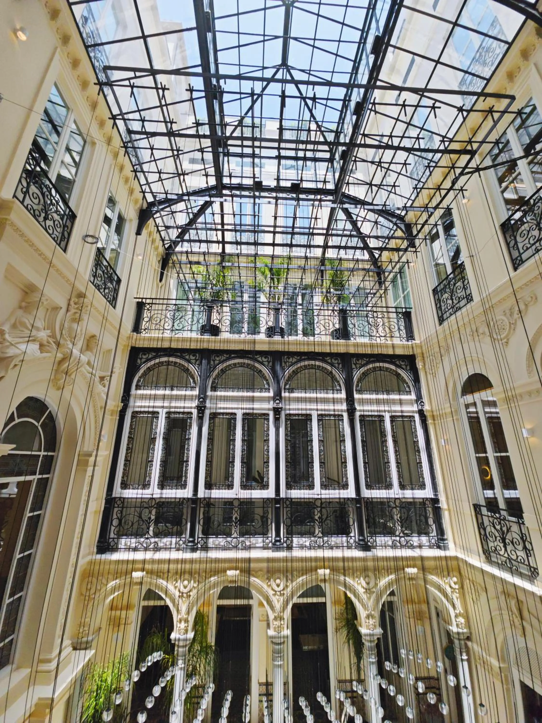 Patio in Palacio Gran Vía, a Royal Hideaway Hotel