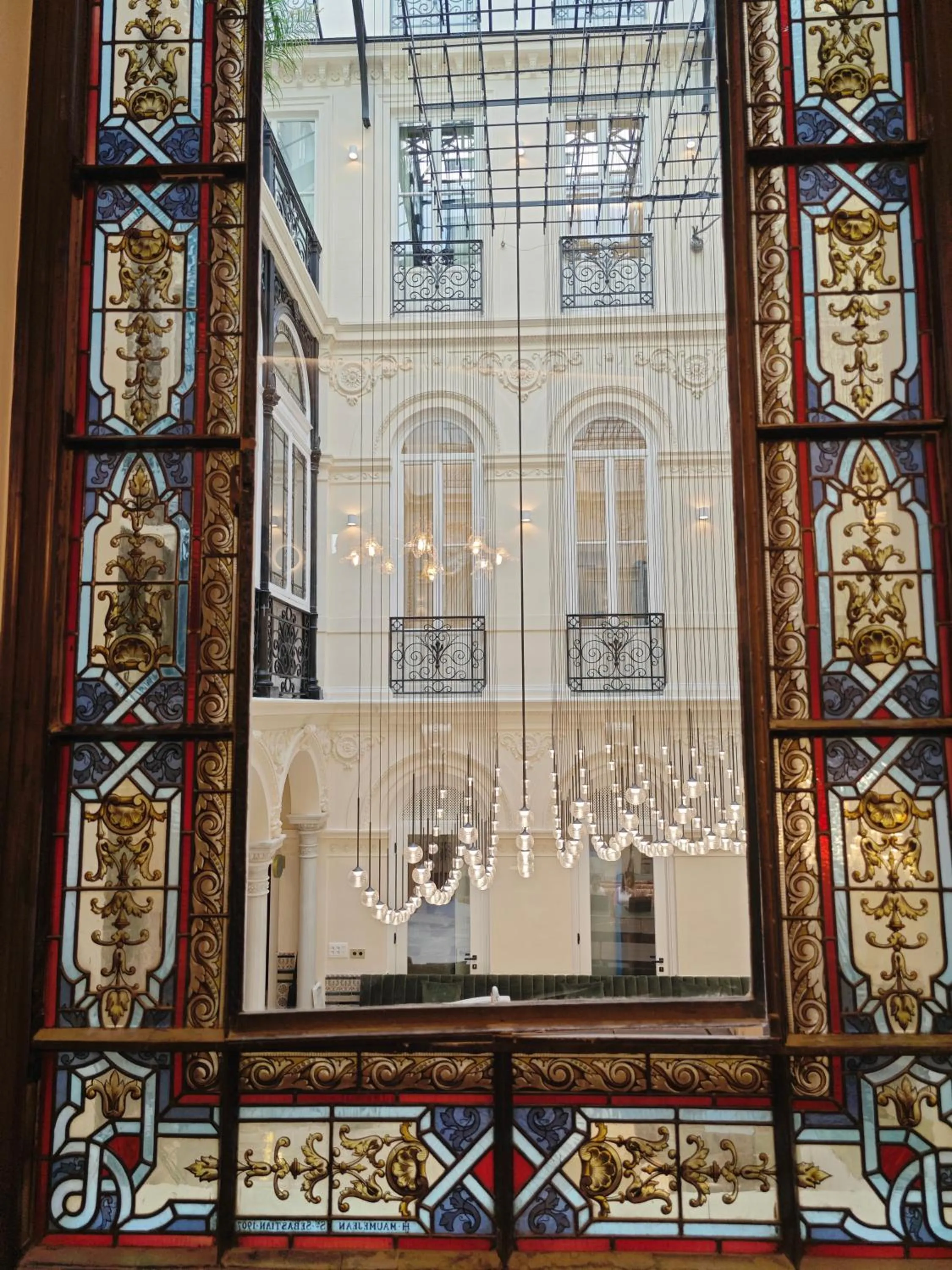 Decorative detail in Palacio Gran Vía, a Royal Hideaway Hotel