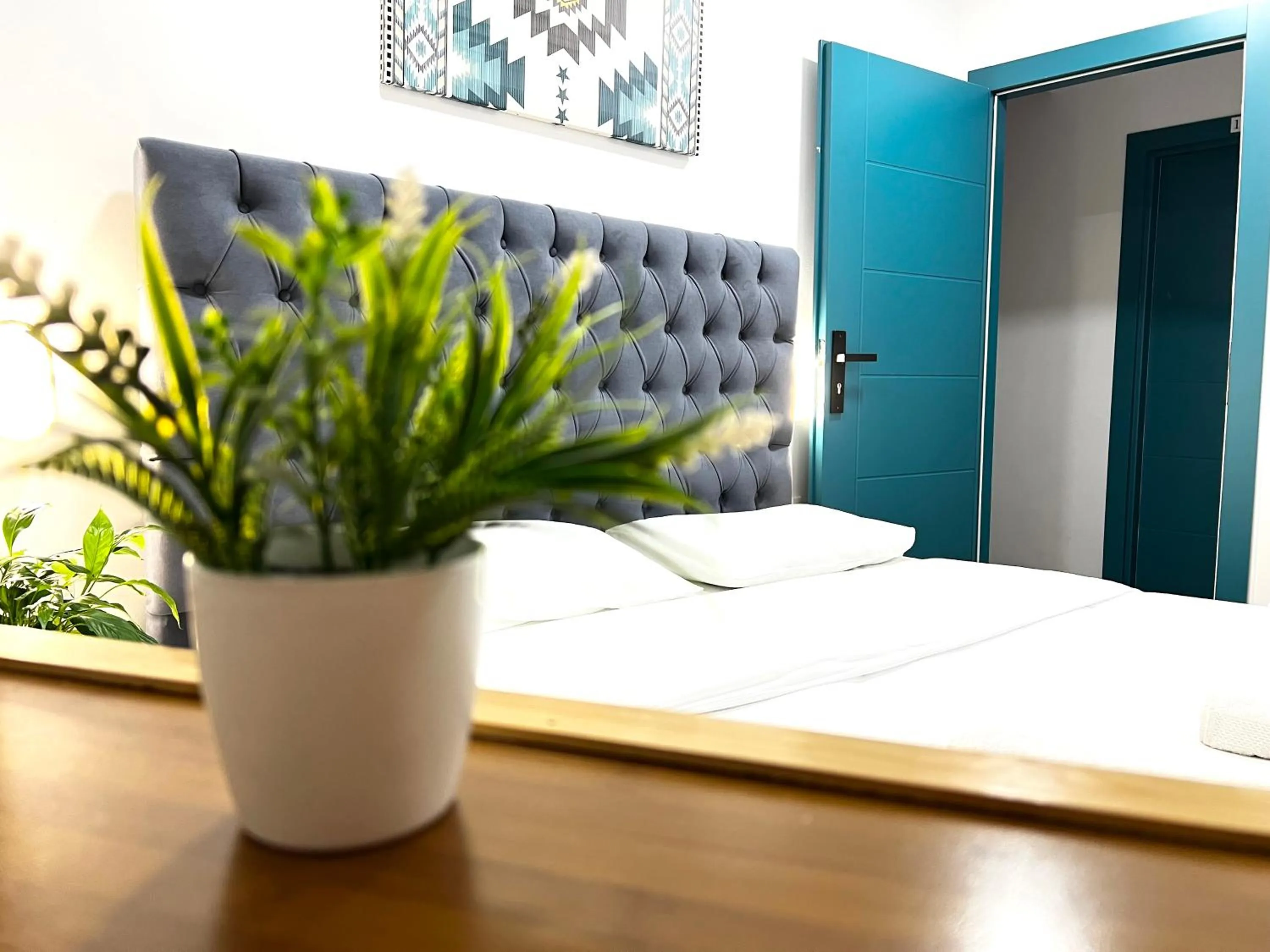 Bed in Tirana Square Hotel