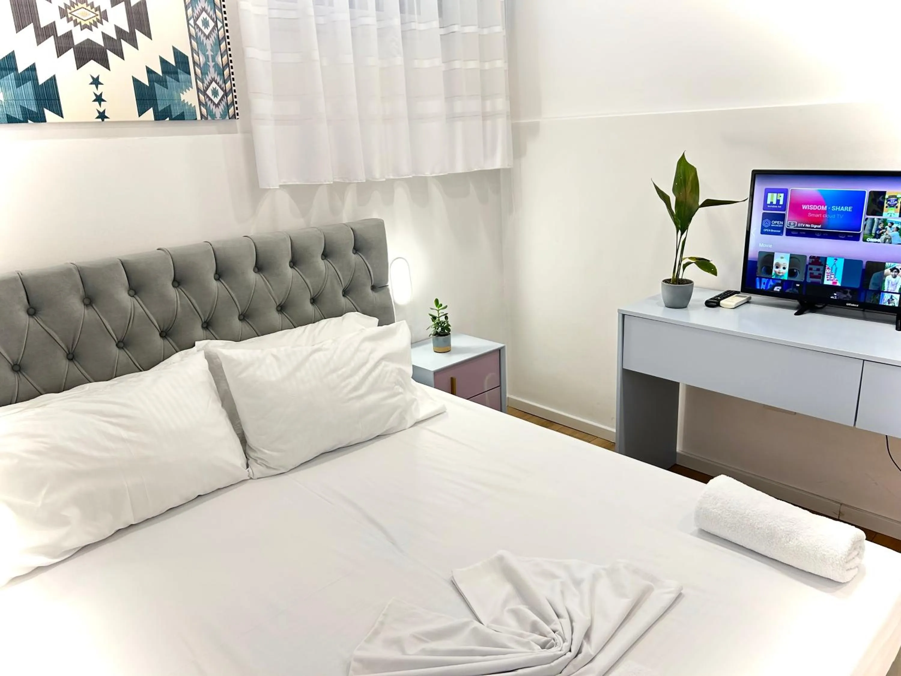 Bed in Tirana Square Hotel