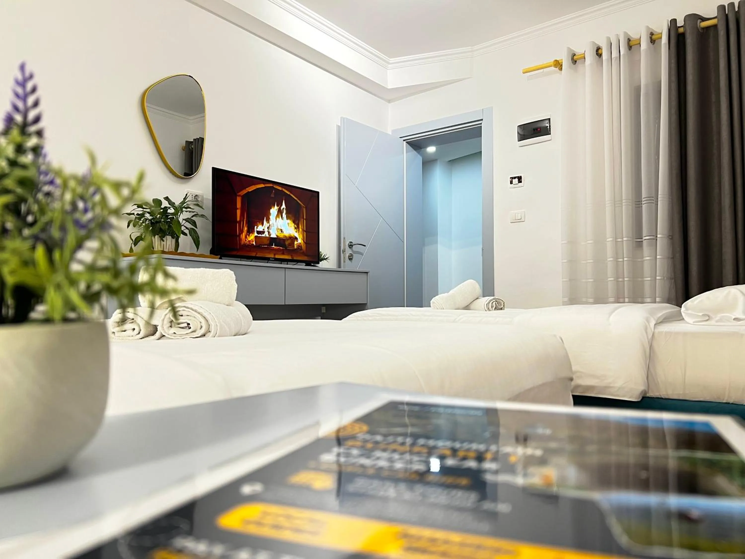 Bed in Tirana Square Hotel