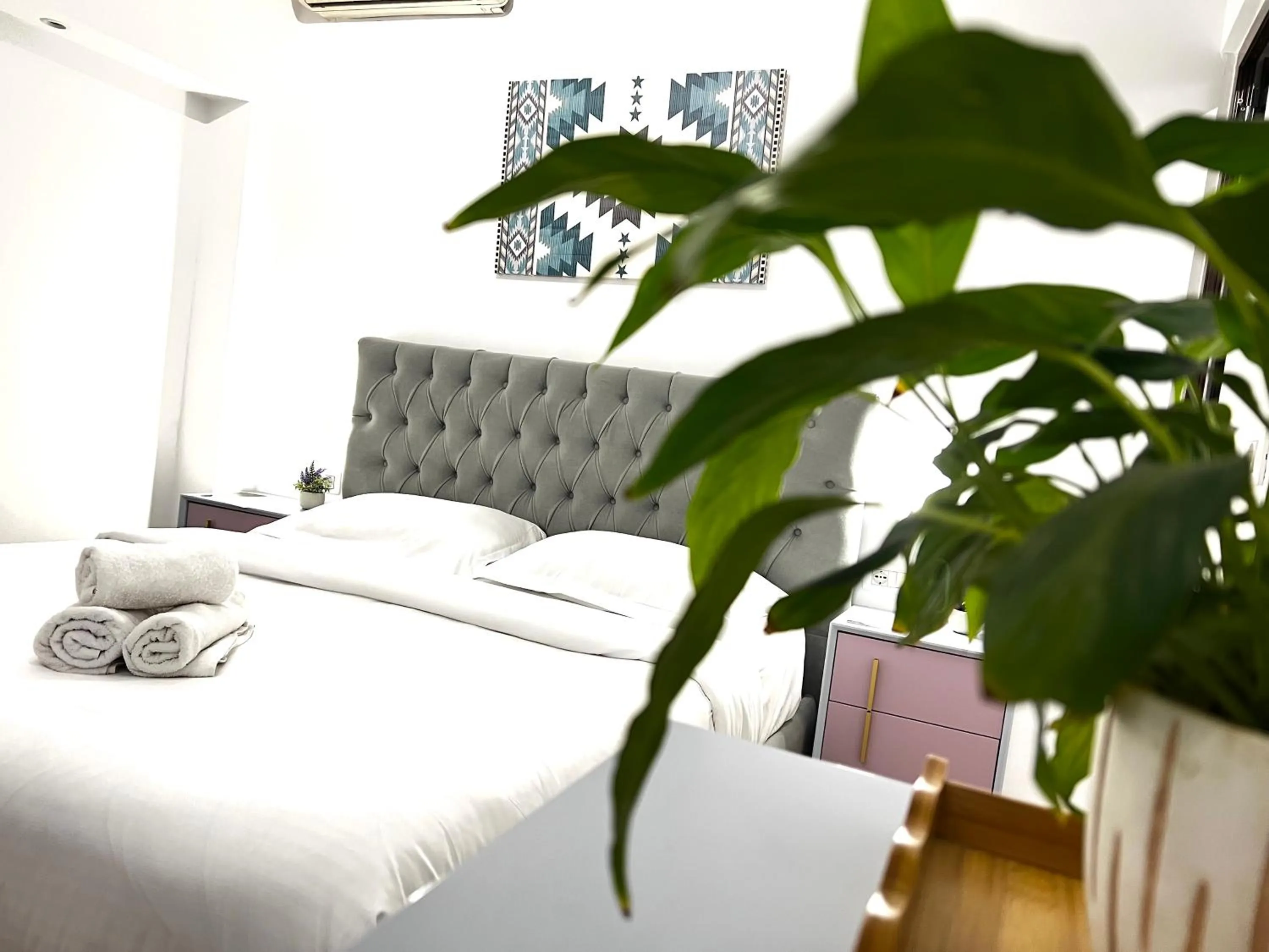 Bed in Tirana Square Hotel