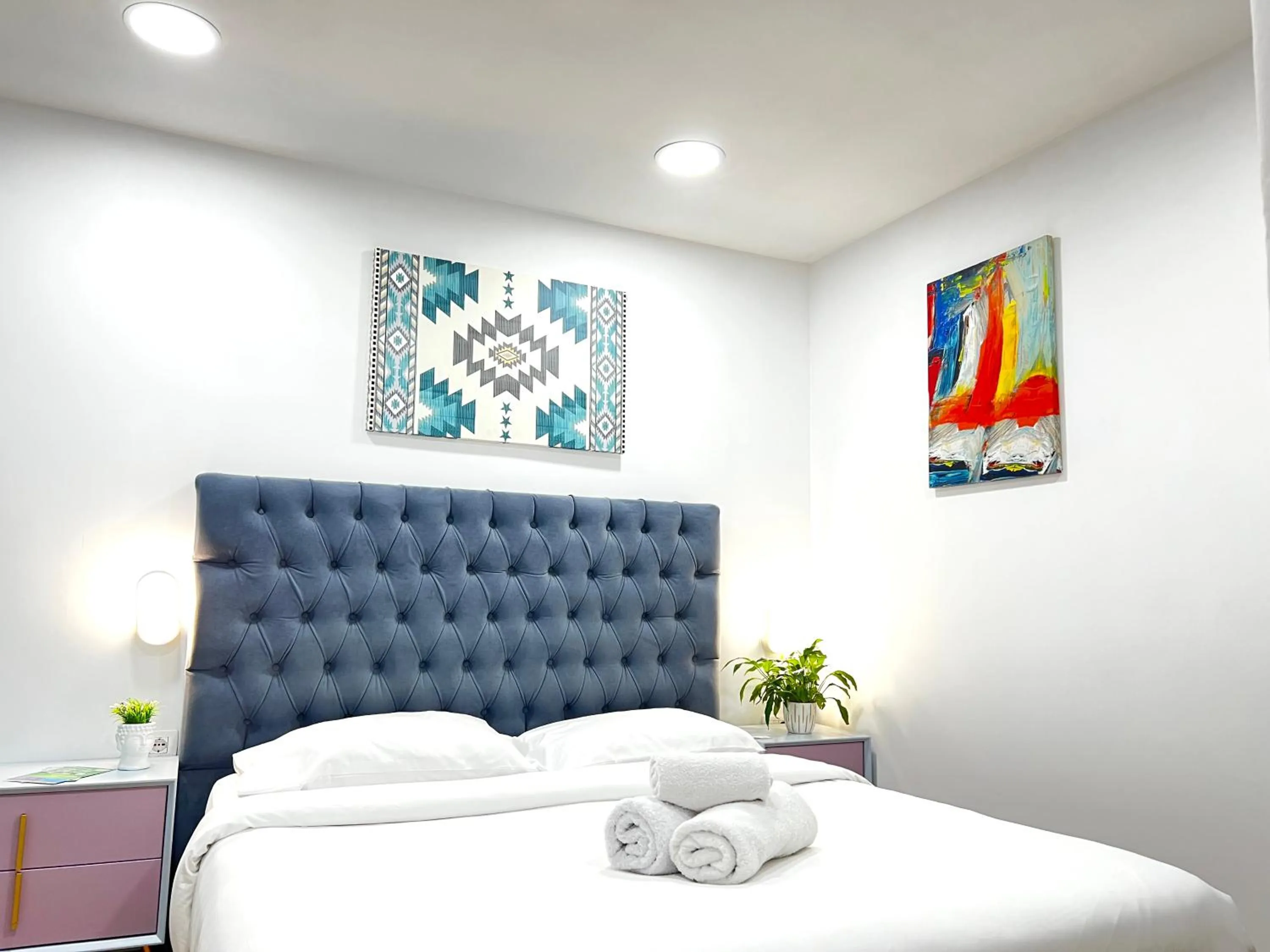 Bed in Tirana Square Hotel