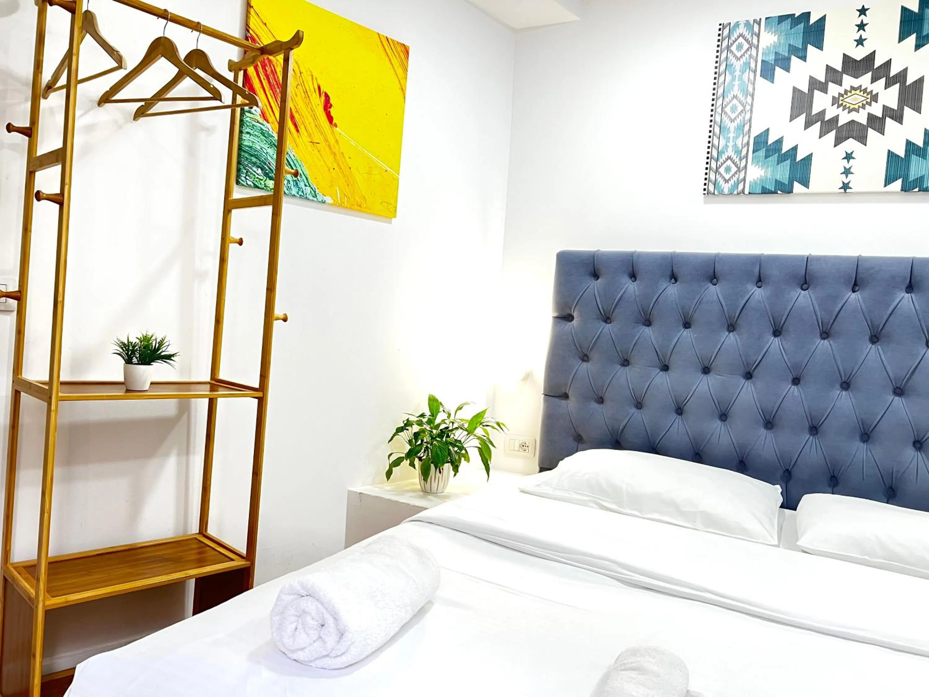 Bed in Tirana Square Hotel