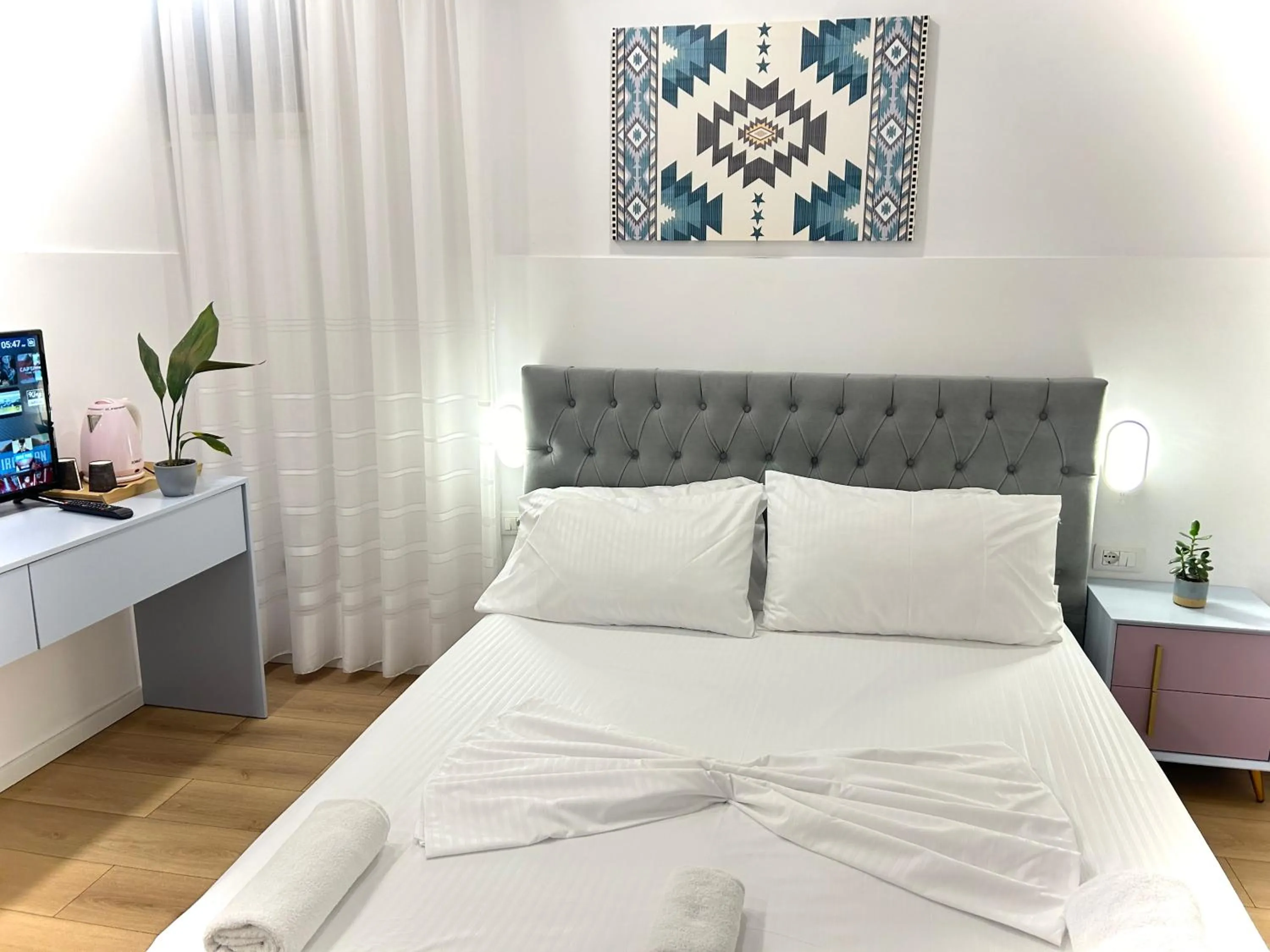 Bed in Tirana Square Hotel