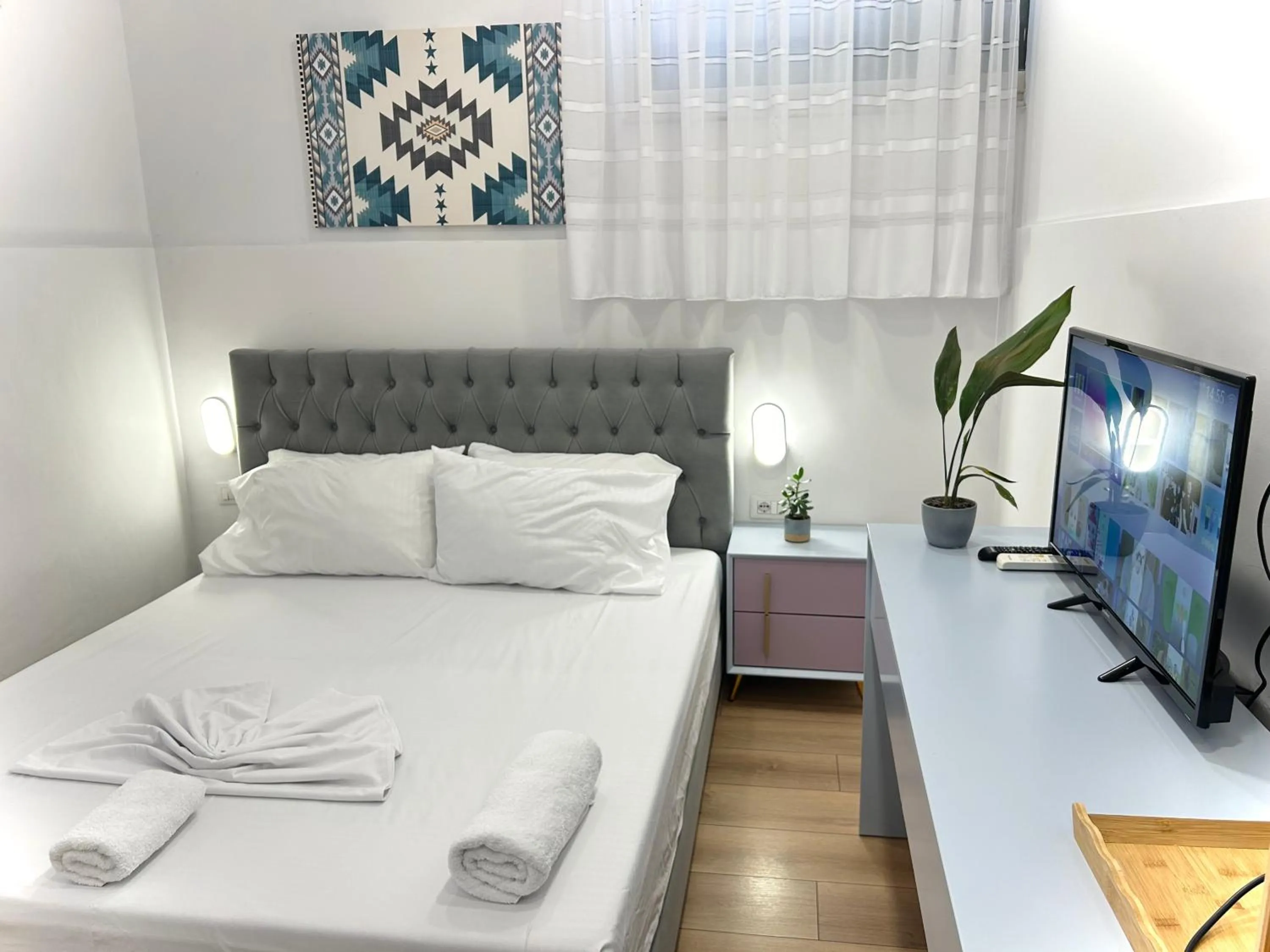 Bed in Tirana Square Hotel