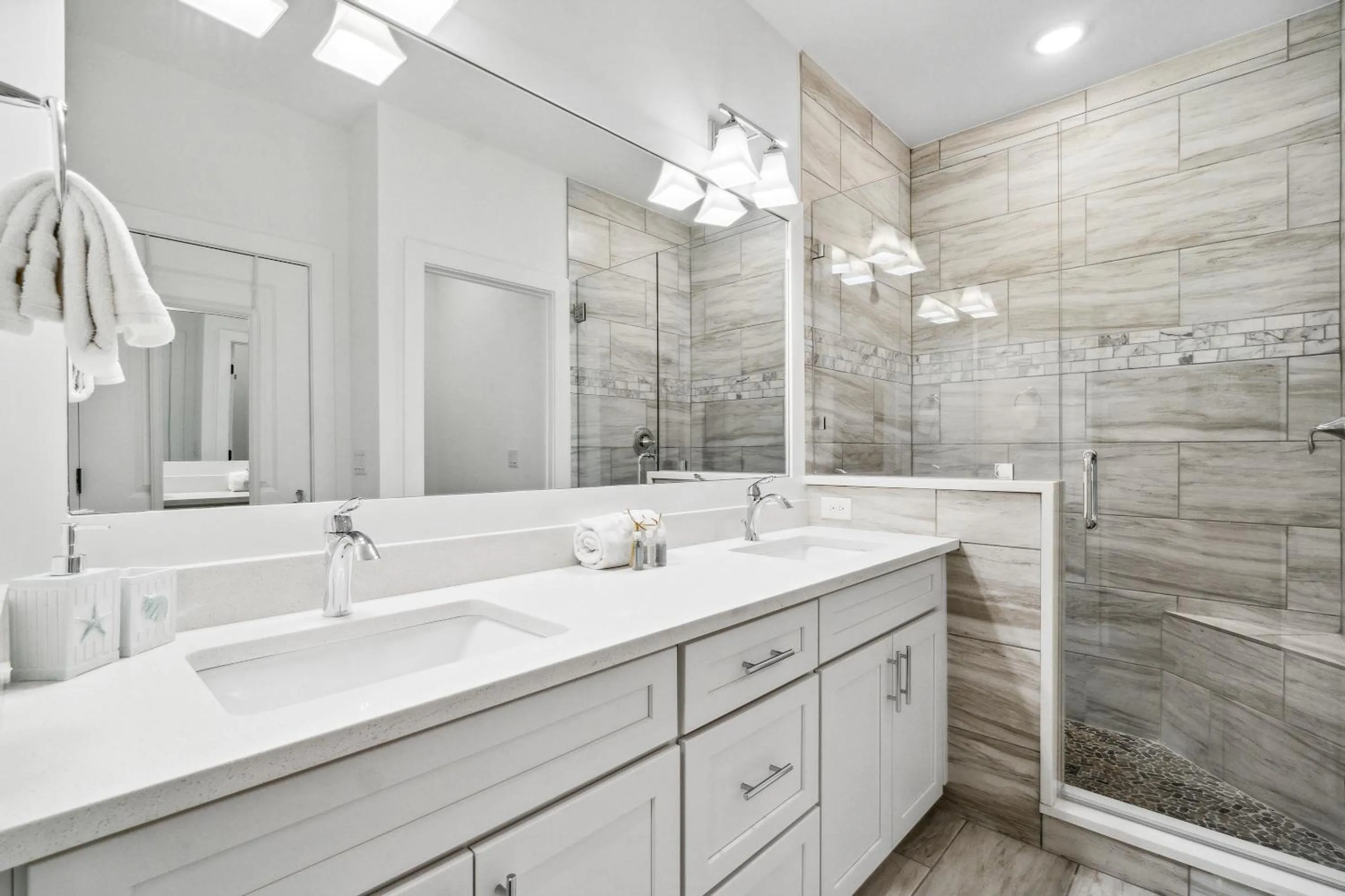 Shower in 30A Beach House - Mira Bella