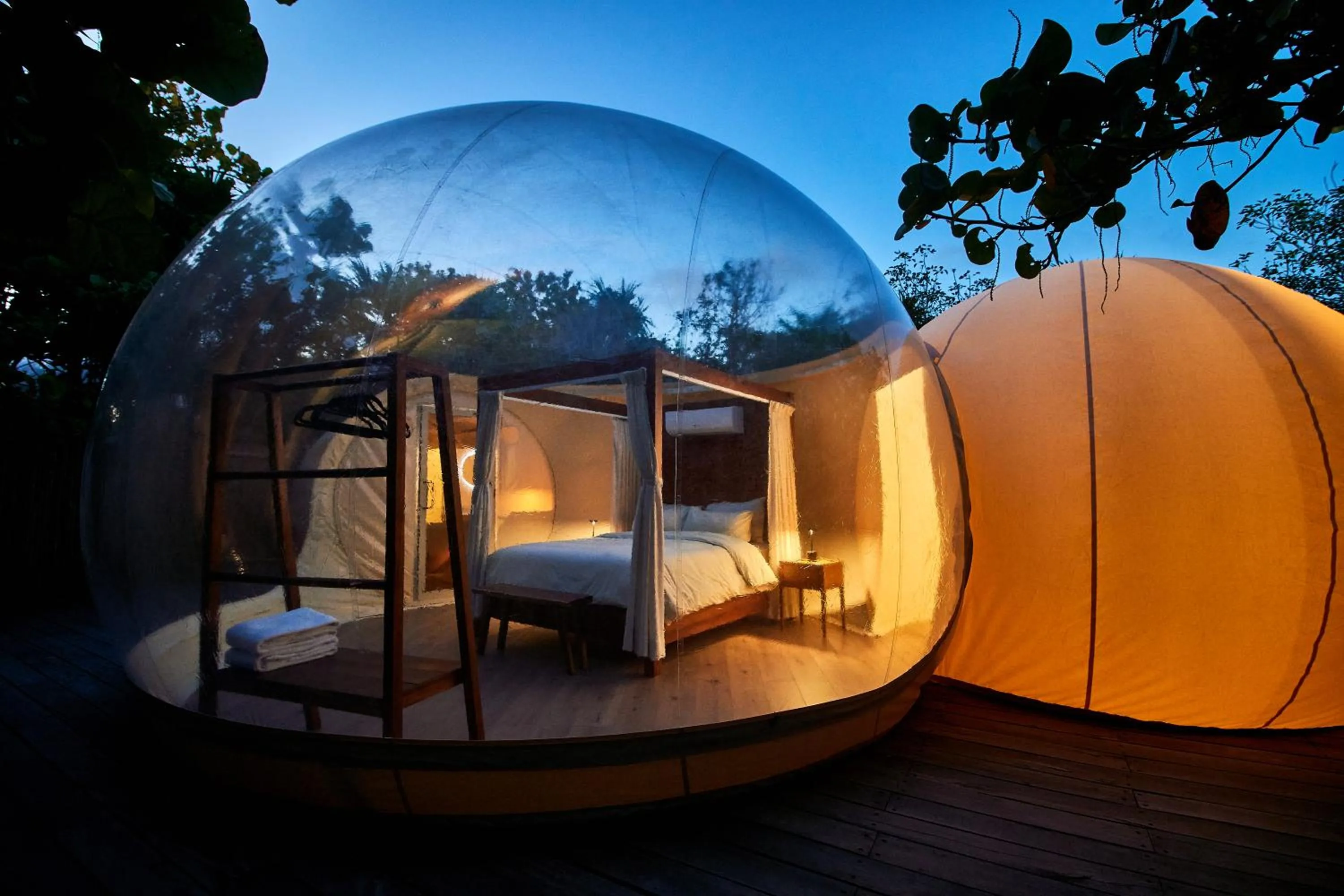 Night, Bed in Astral Tulum