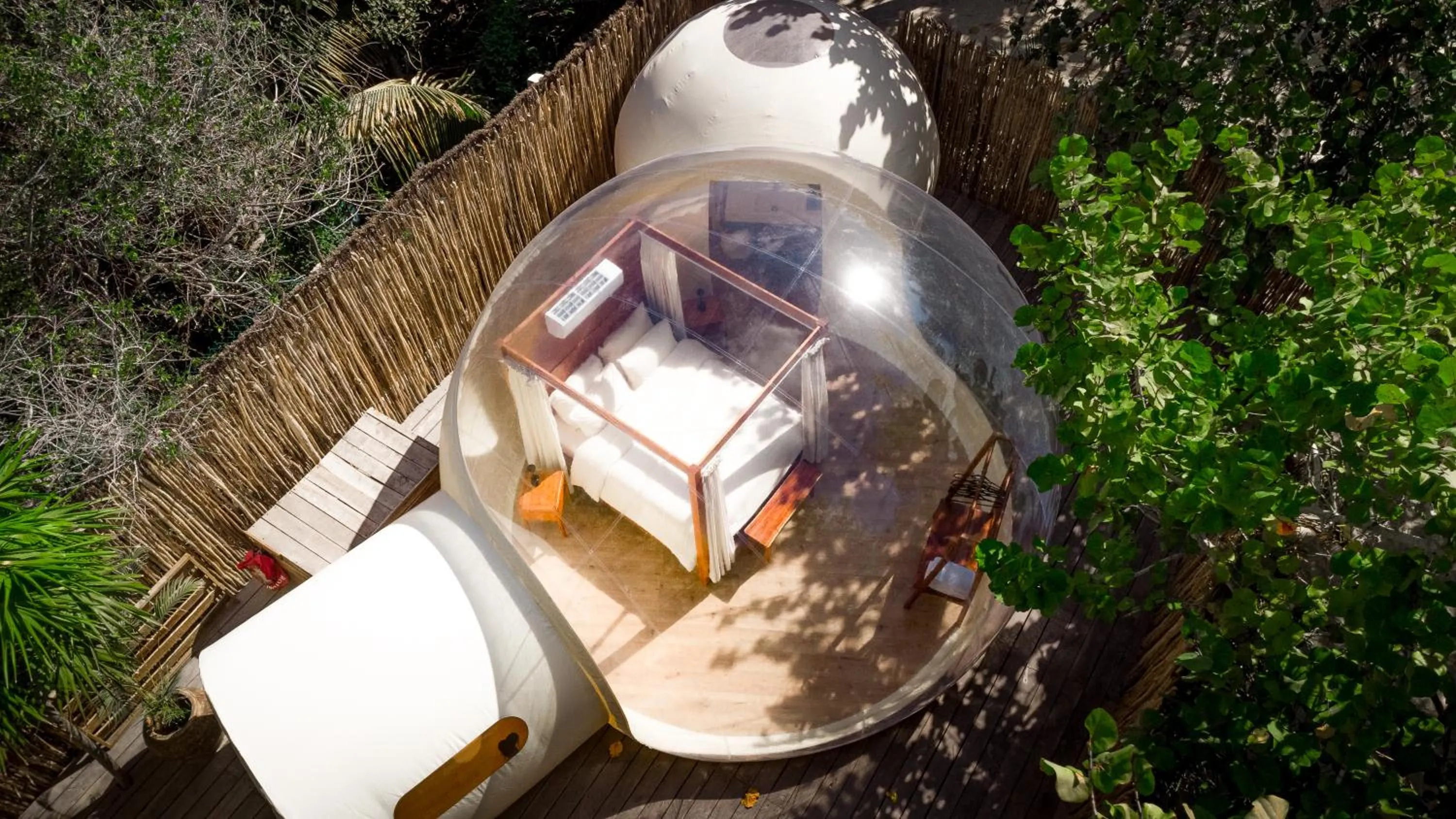 Bird's eye view in Astral Tulum