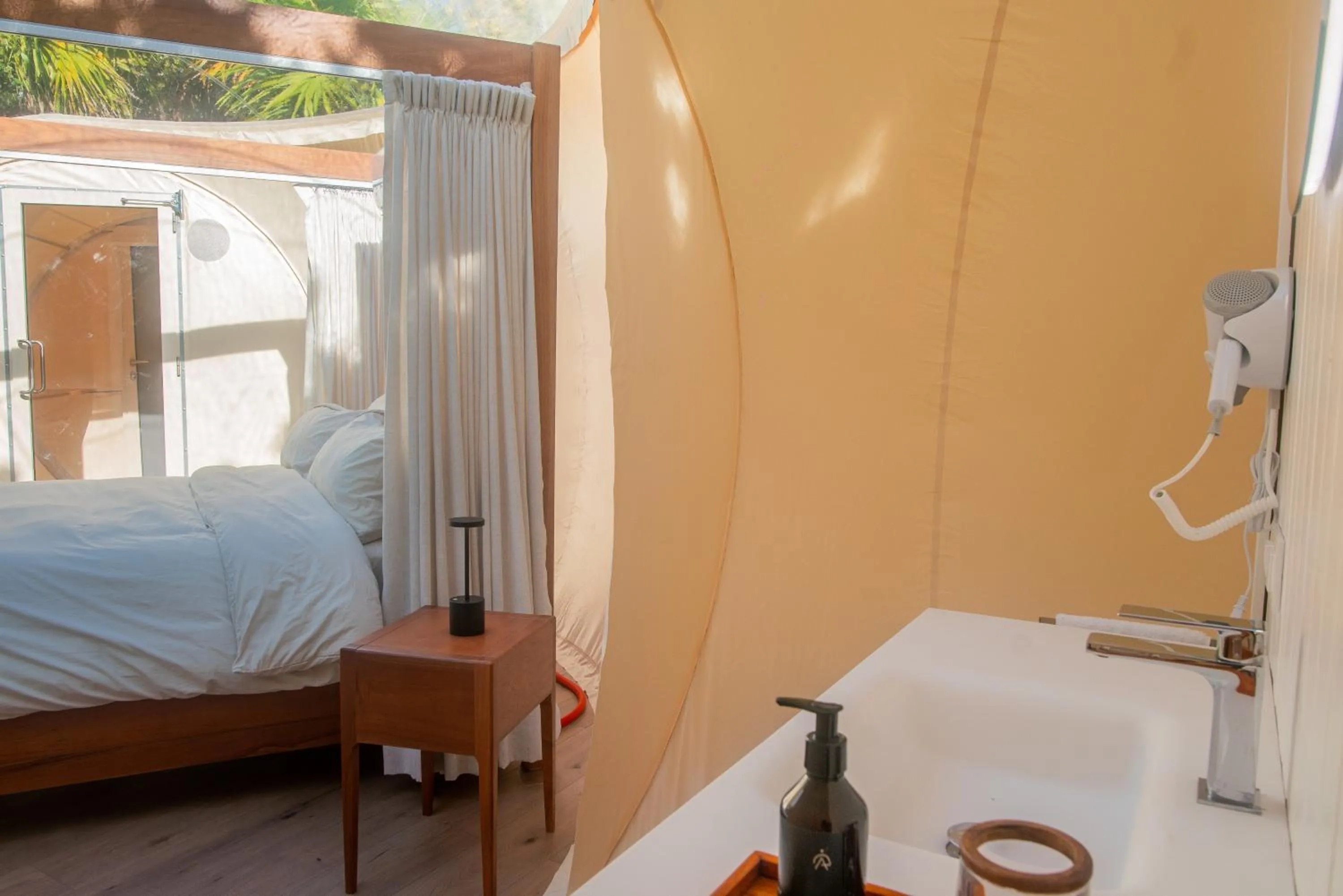 Bathroom, Bed in Astral Tulum