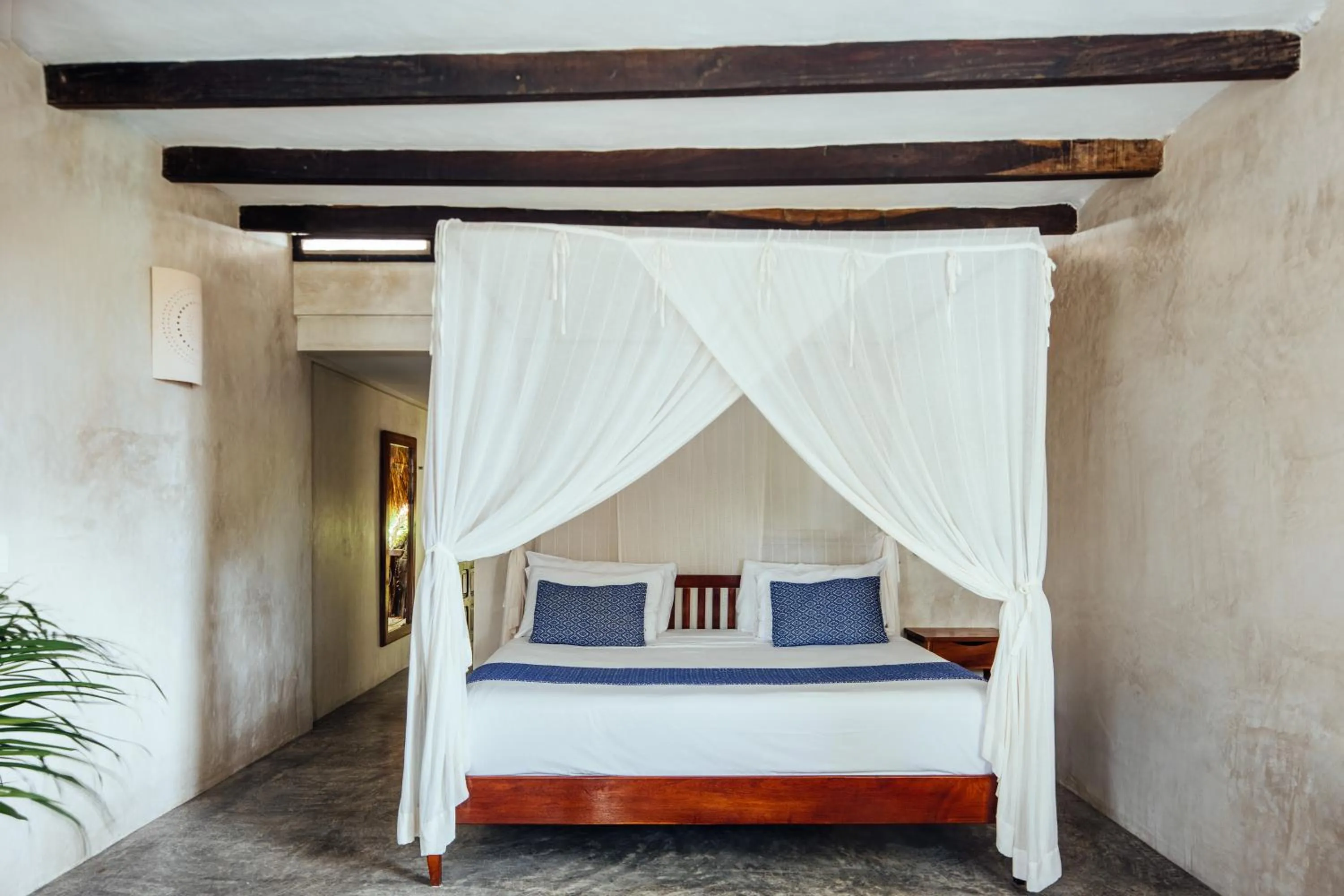 Bed in Olas Tulum