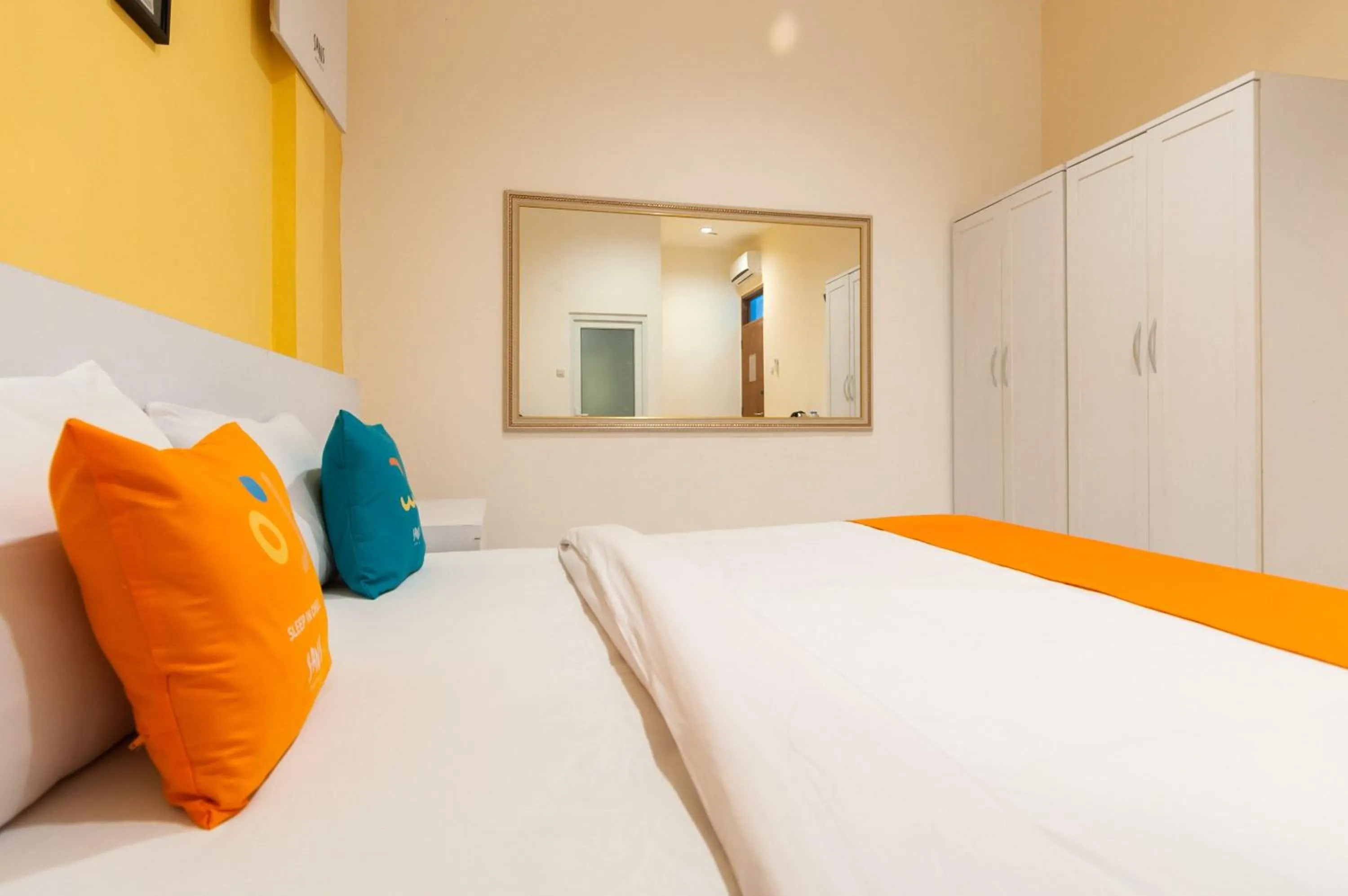 Bedroom, Bed in Sans Hotel Finest Medan