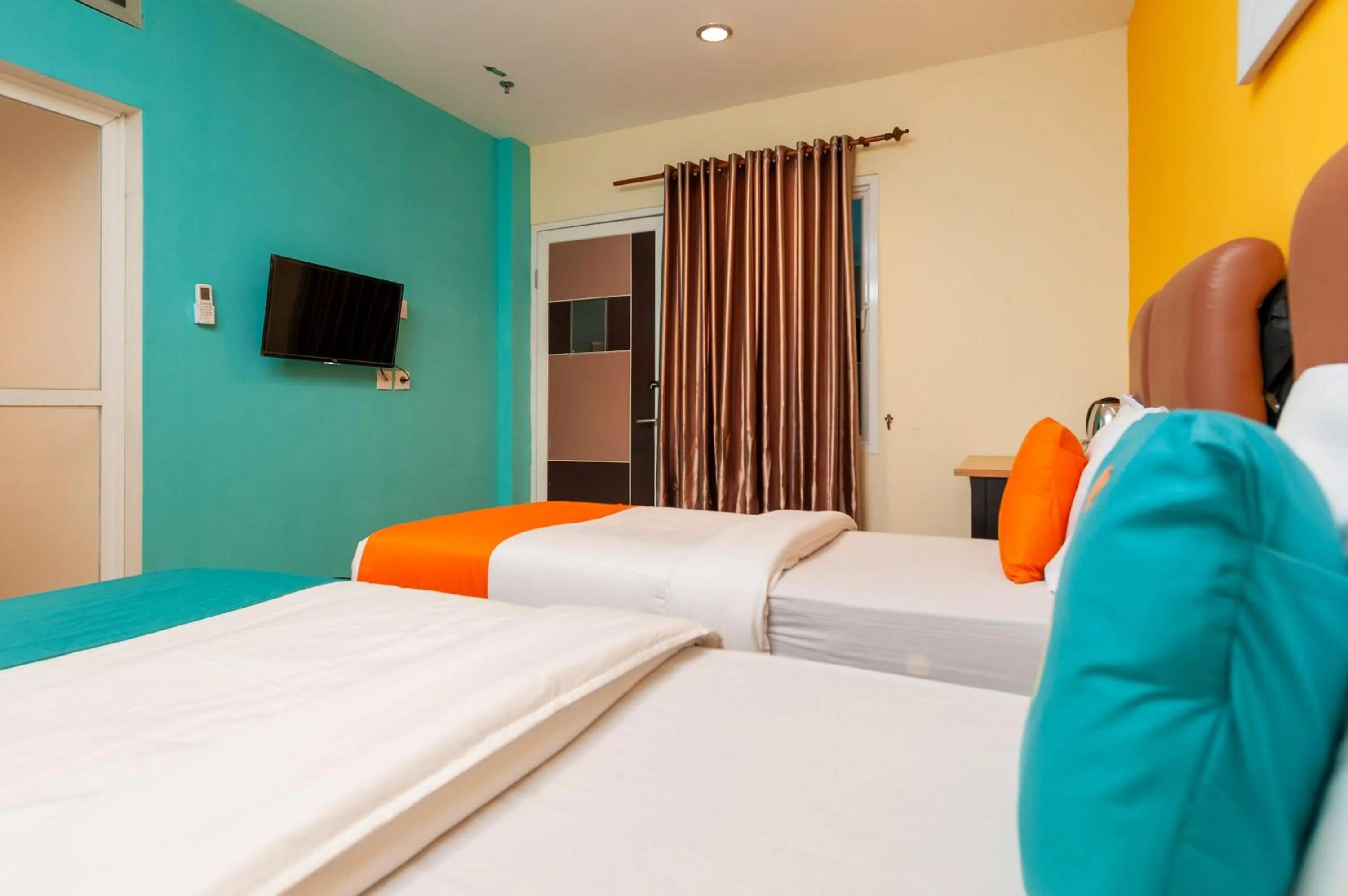 Bedroom, Bed in Sans Hotel Finest Medan
