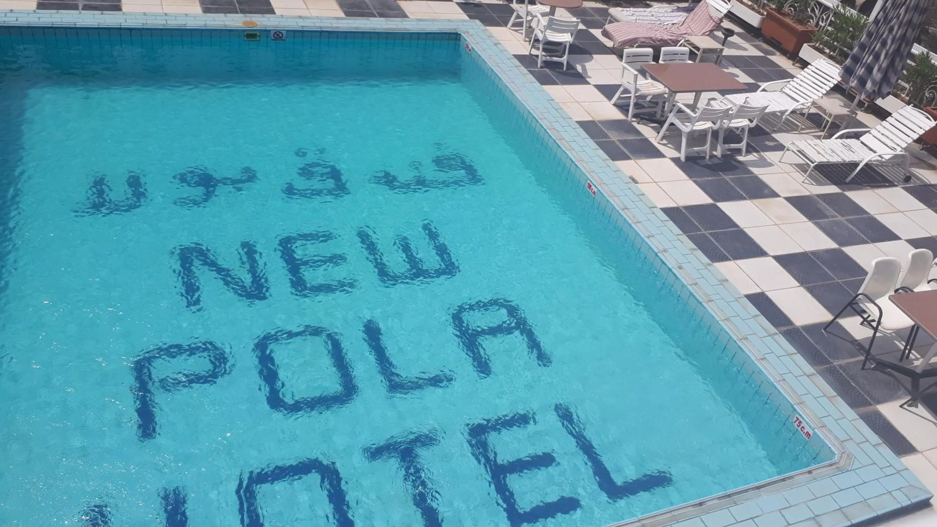 Swimming pool in New Pola Hotel