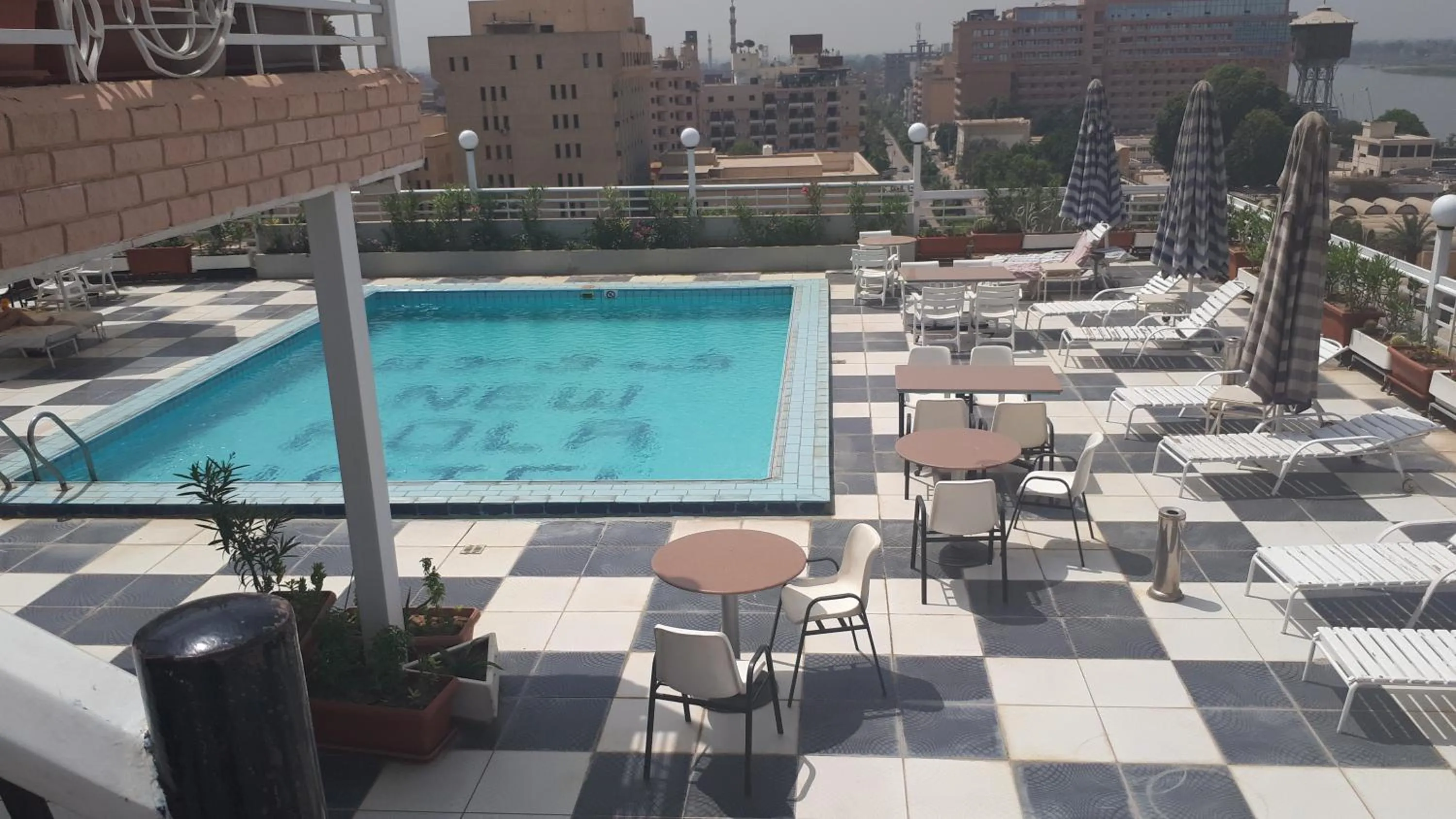 Swimming pool in New Pola Hotel