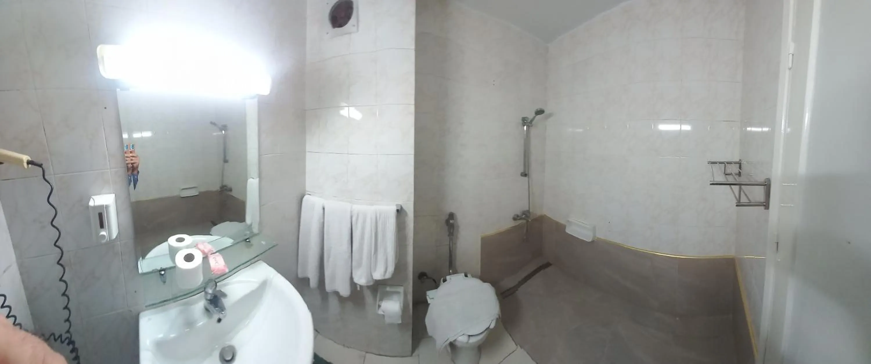 Shower in New Pola Hotel