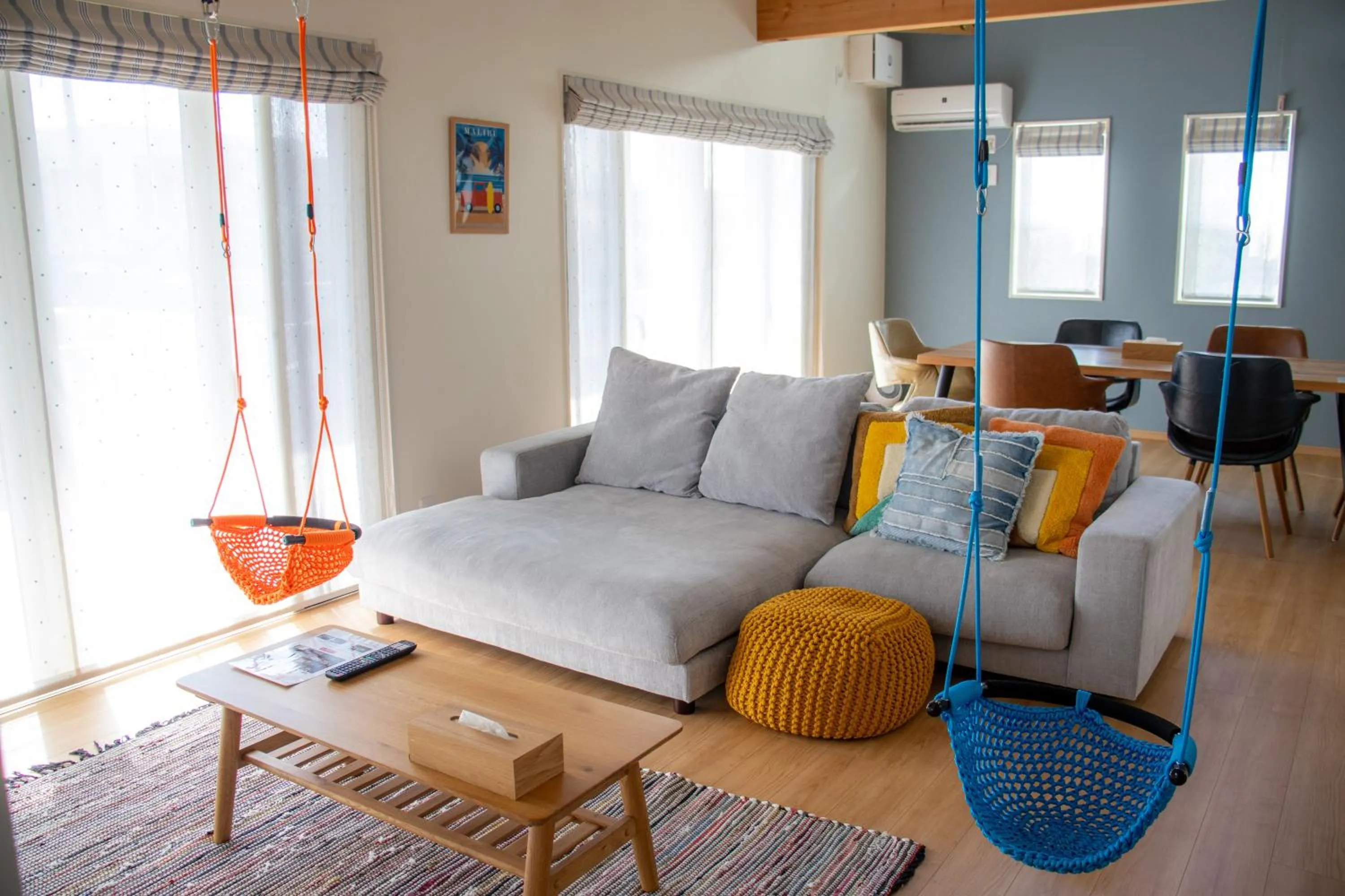 Living room in Villa Malibu Palm Springs Miyakojima Resort