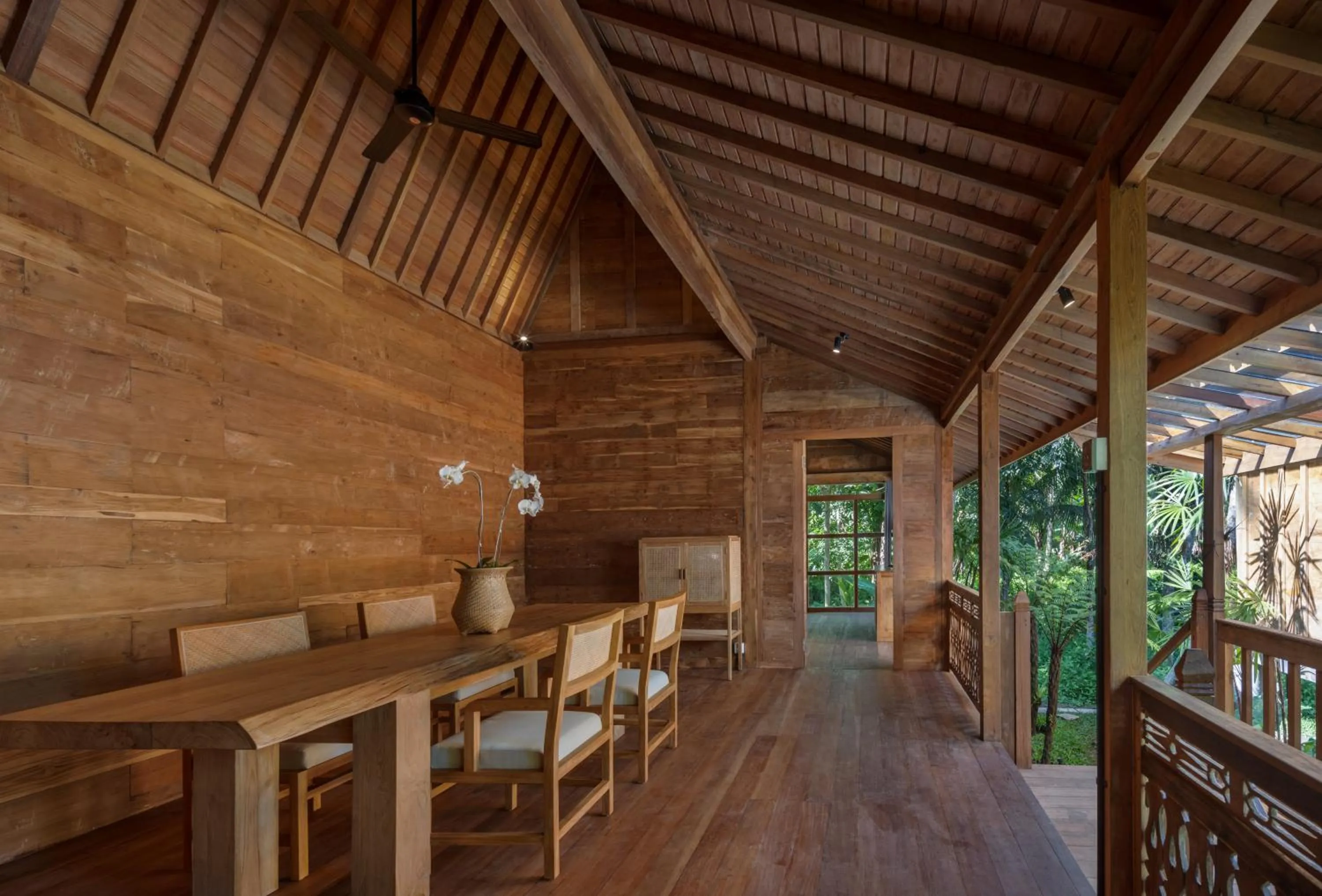 Living room in RUMAH KAYU RESORT
