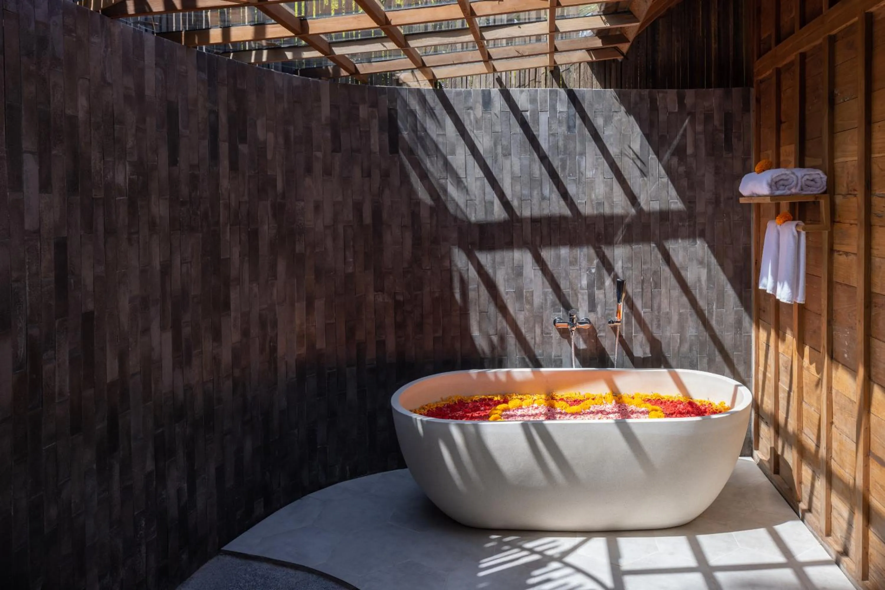 Bathroom in RUMAH KAYU RESORT