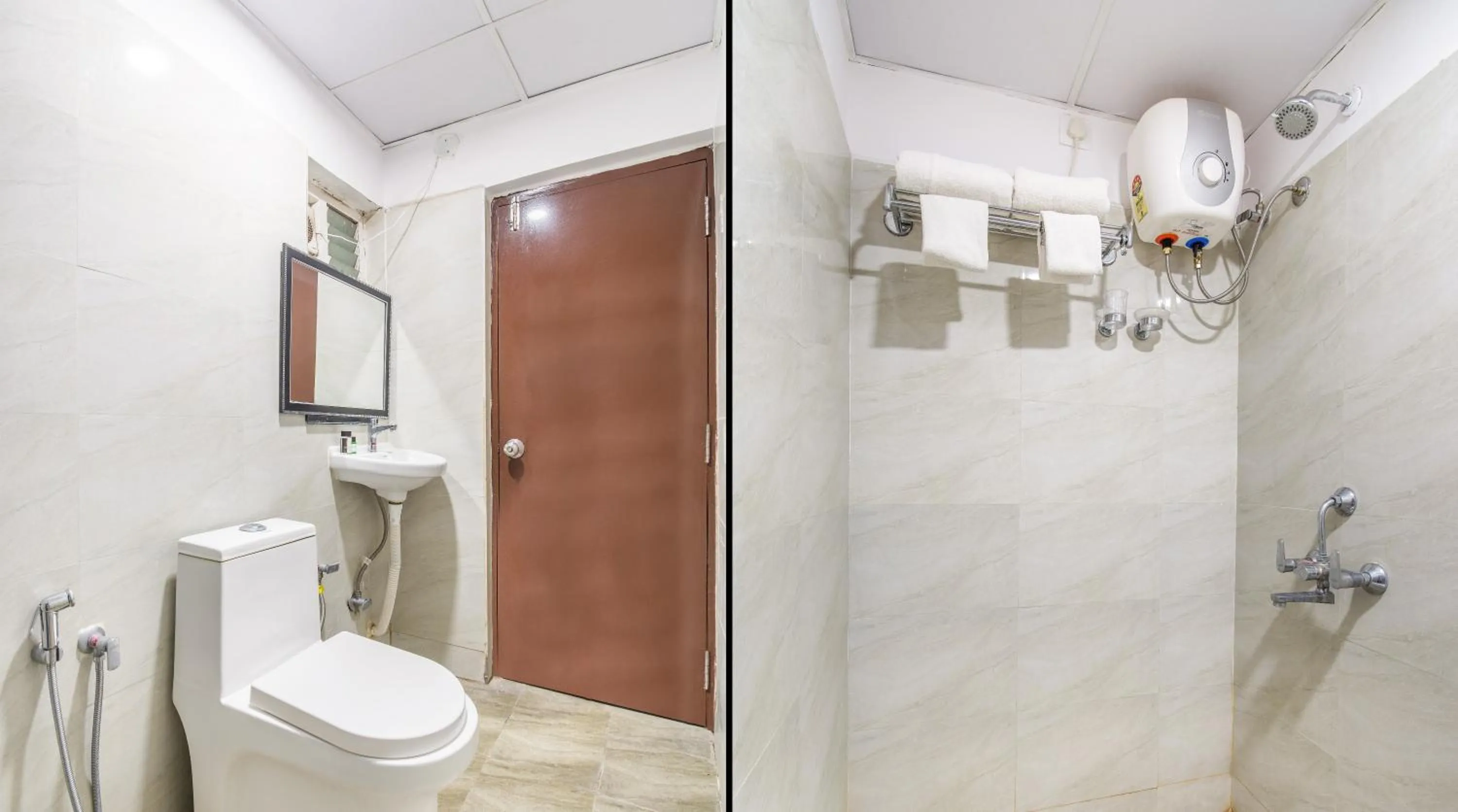 Shower in La Hometel Hotel - HITECH City Hyderabad