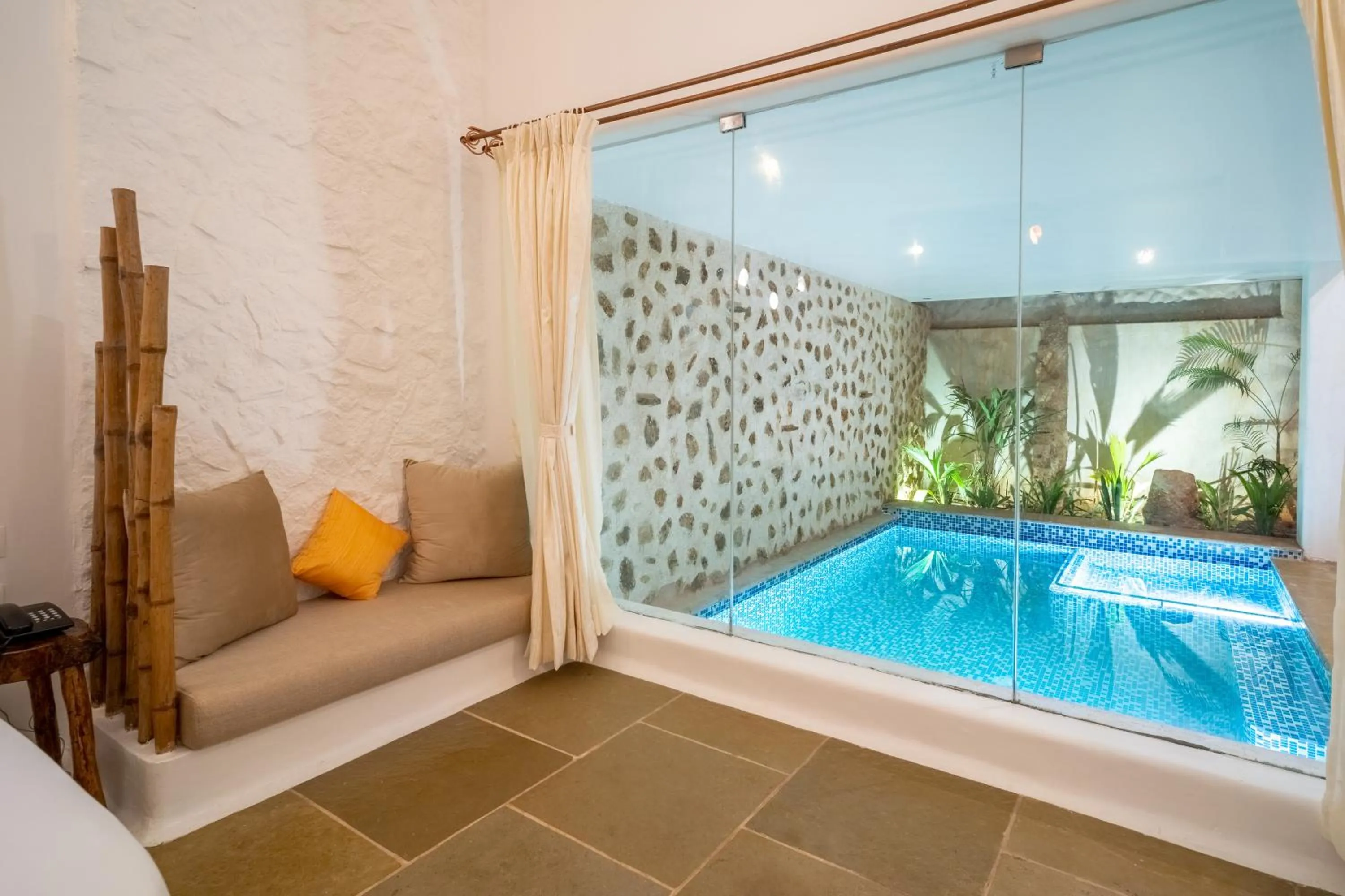 Seating area in Conch Resort Luxury Private Pool Suites