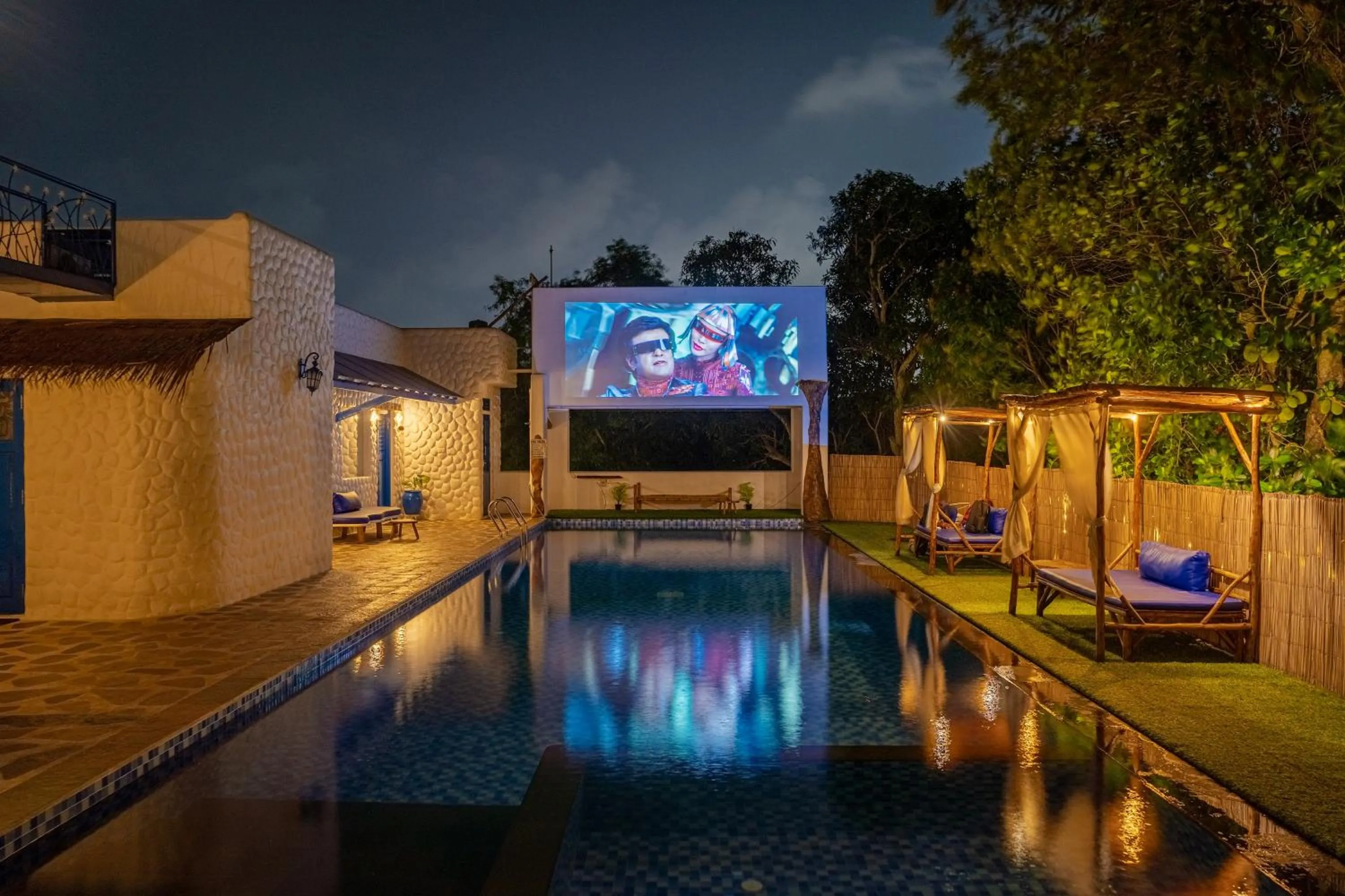 Evening entertainment in Conch Resort Luxury Private Pool Suites