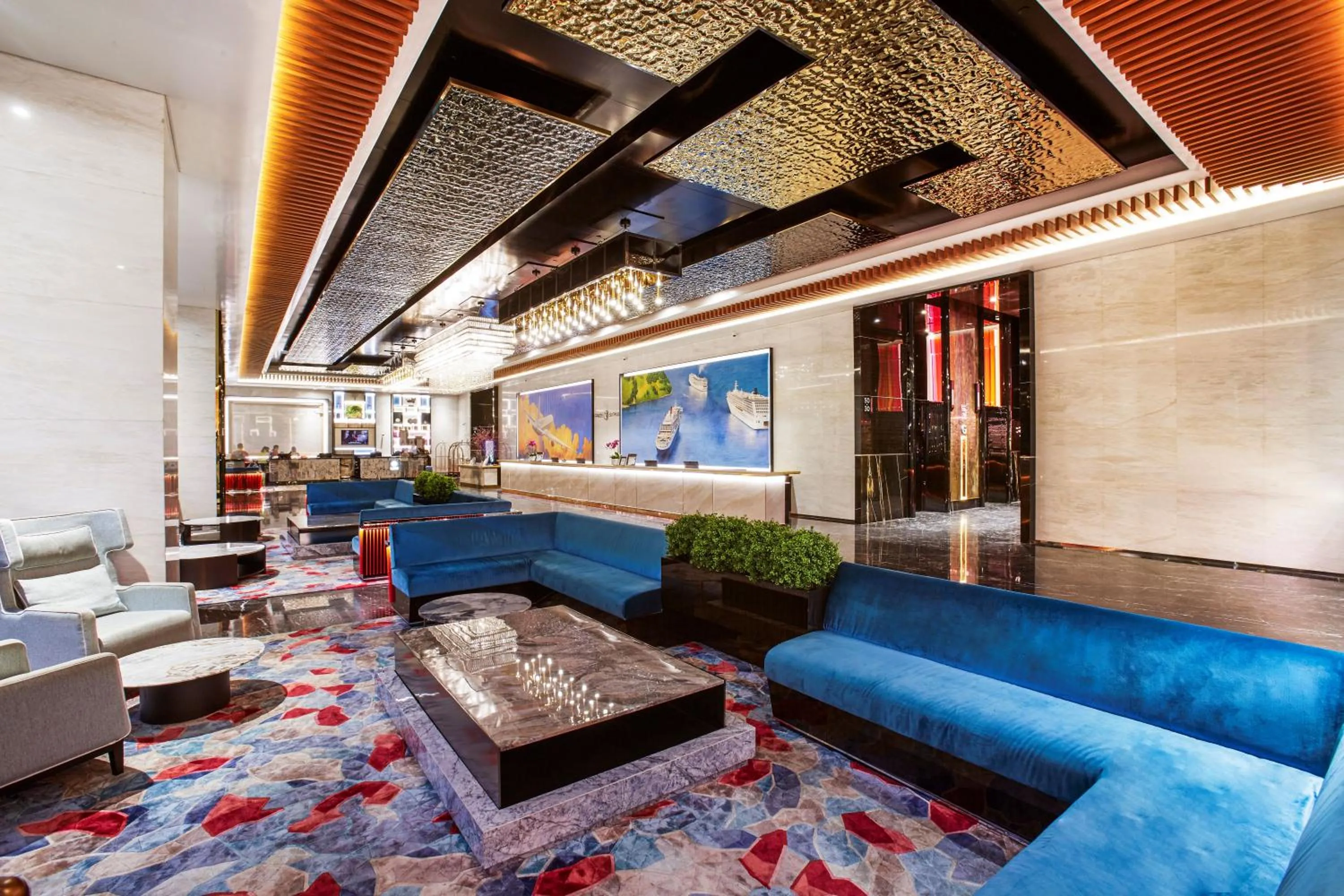 Lobby or reception in THE FACE Style Hotel