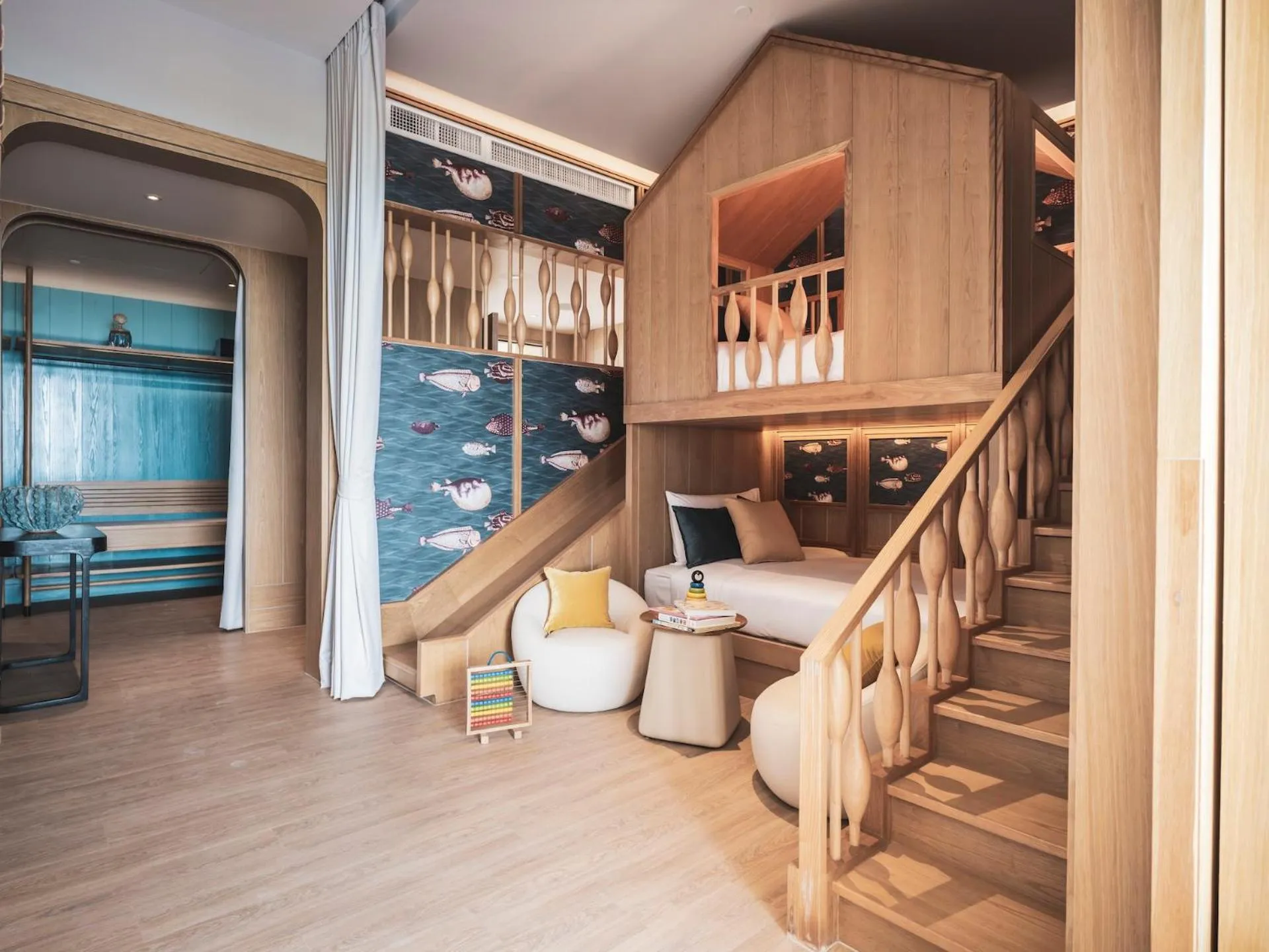 bunk bed in Anantara Koh Yao Yai Resort & Villas