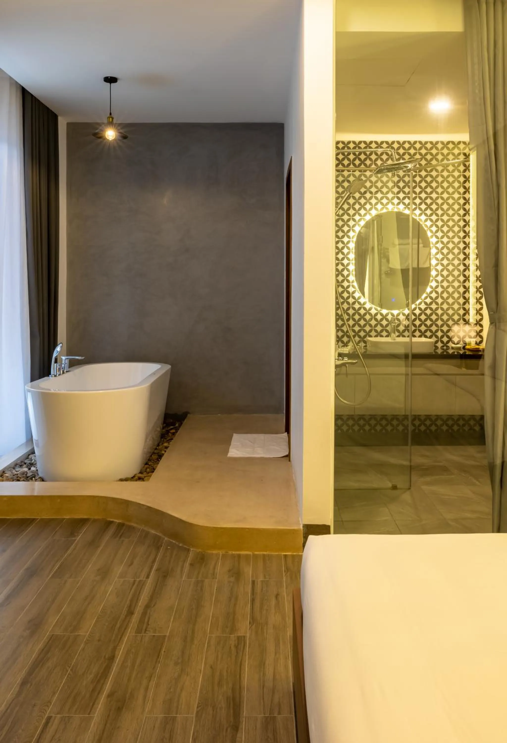 Shower in Moon Sun Boutique Villa Hotel