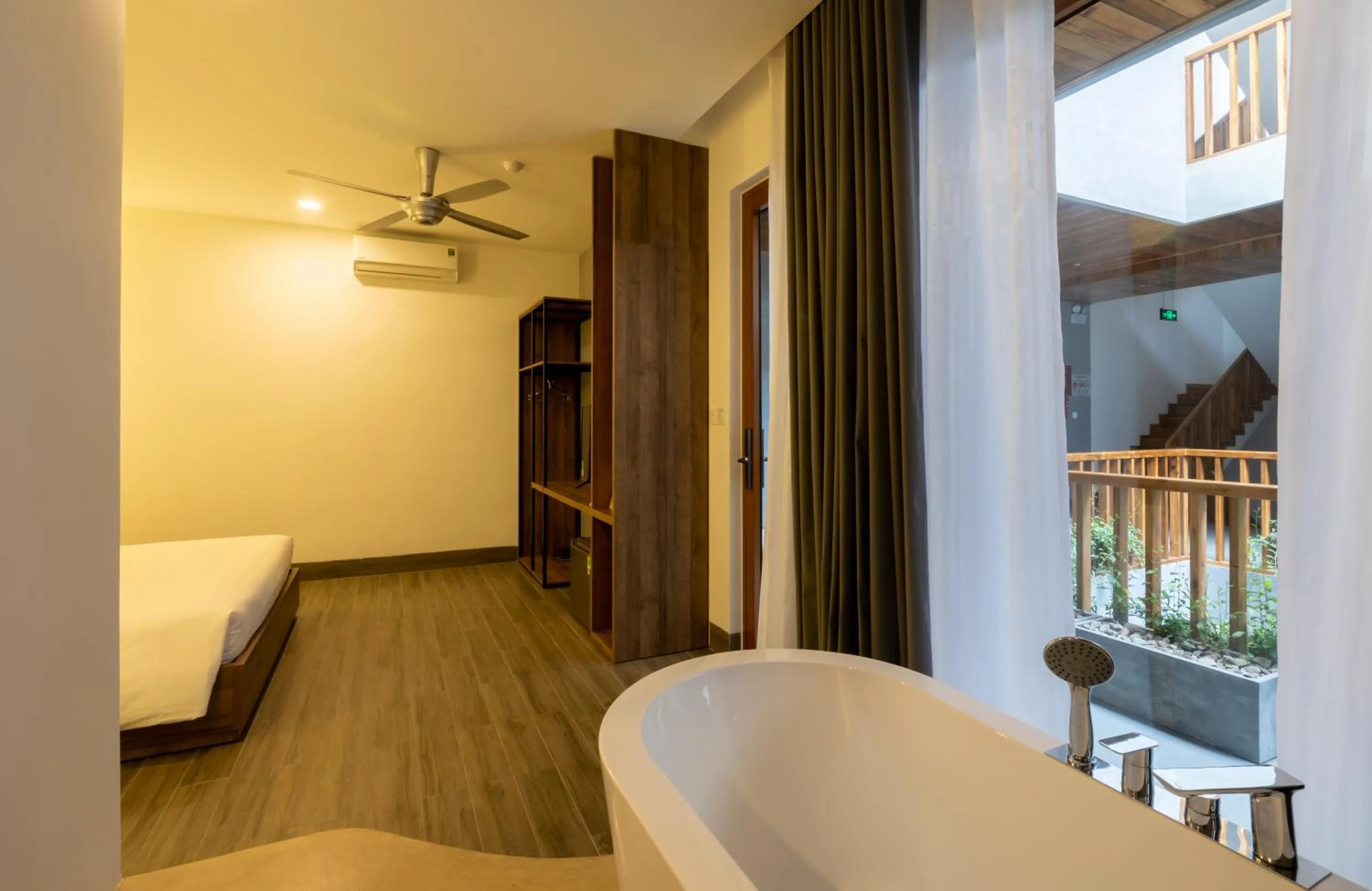 Bed in Moon Sun Boutique Villa Hotel