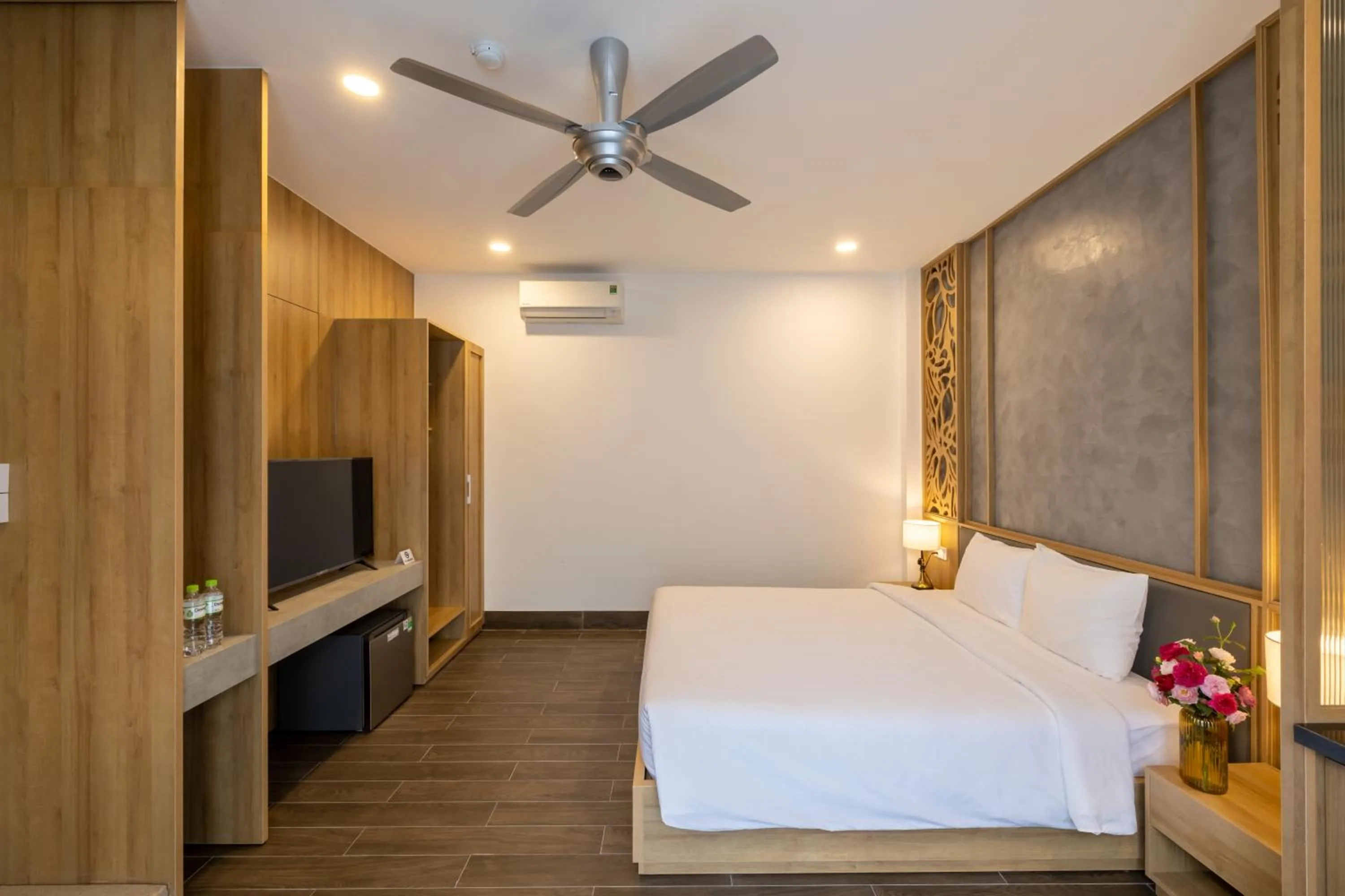 Bed in Moon Sun Boutique Villa Hotel