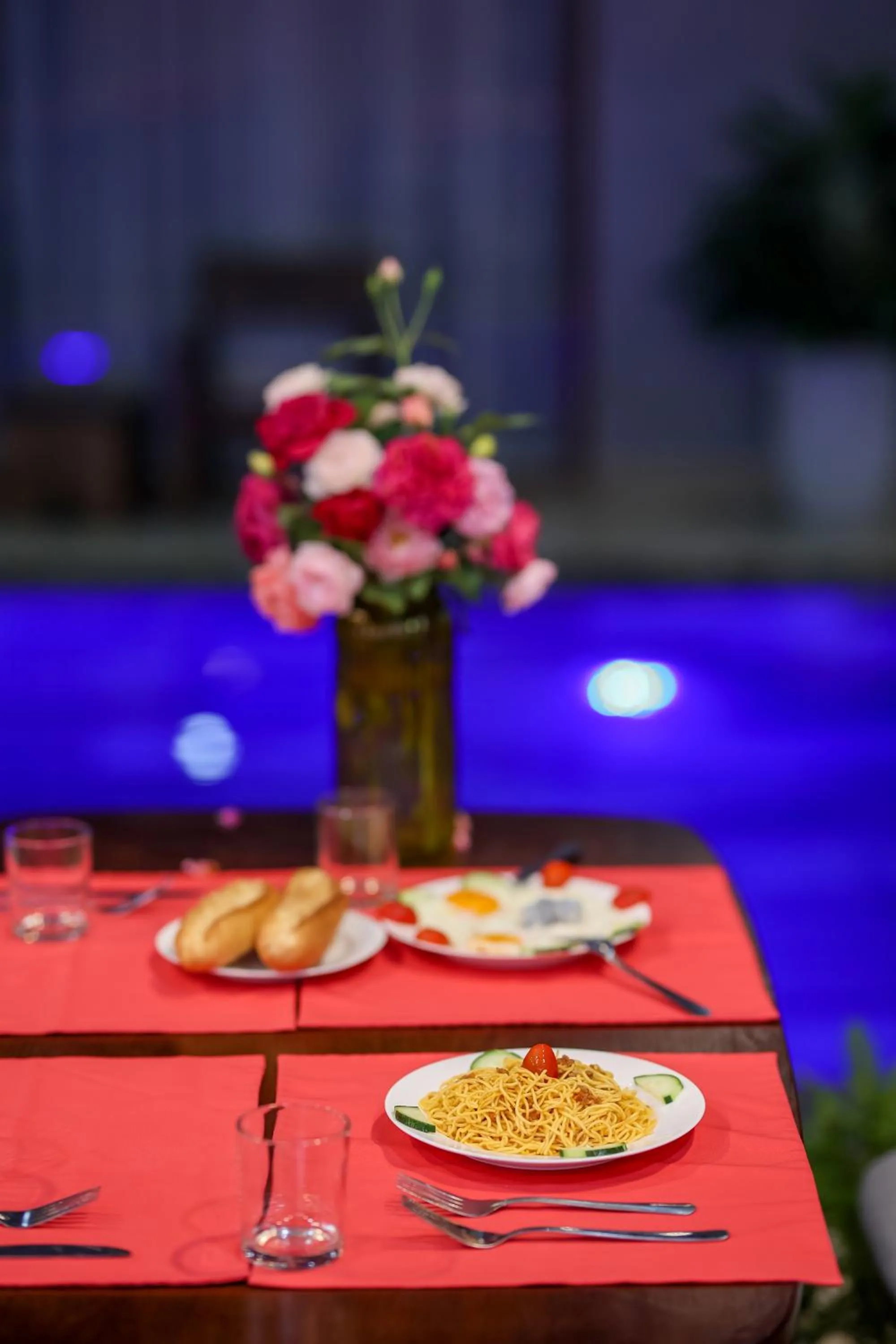 Food and drinks in Moon Sun Boutique Villa Hotel