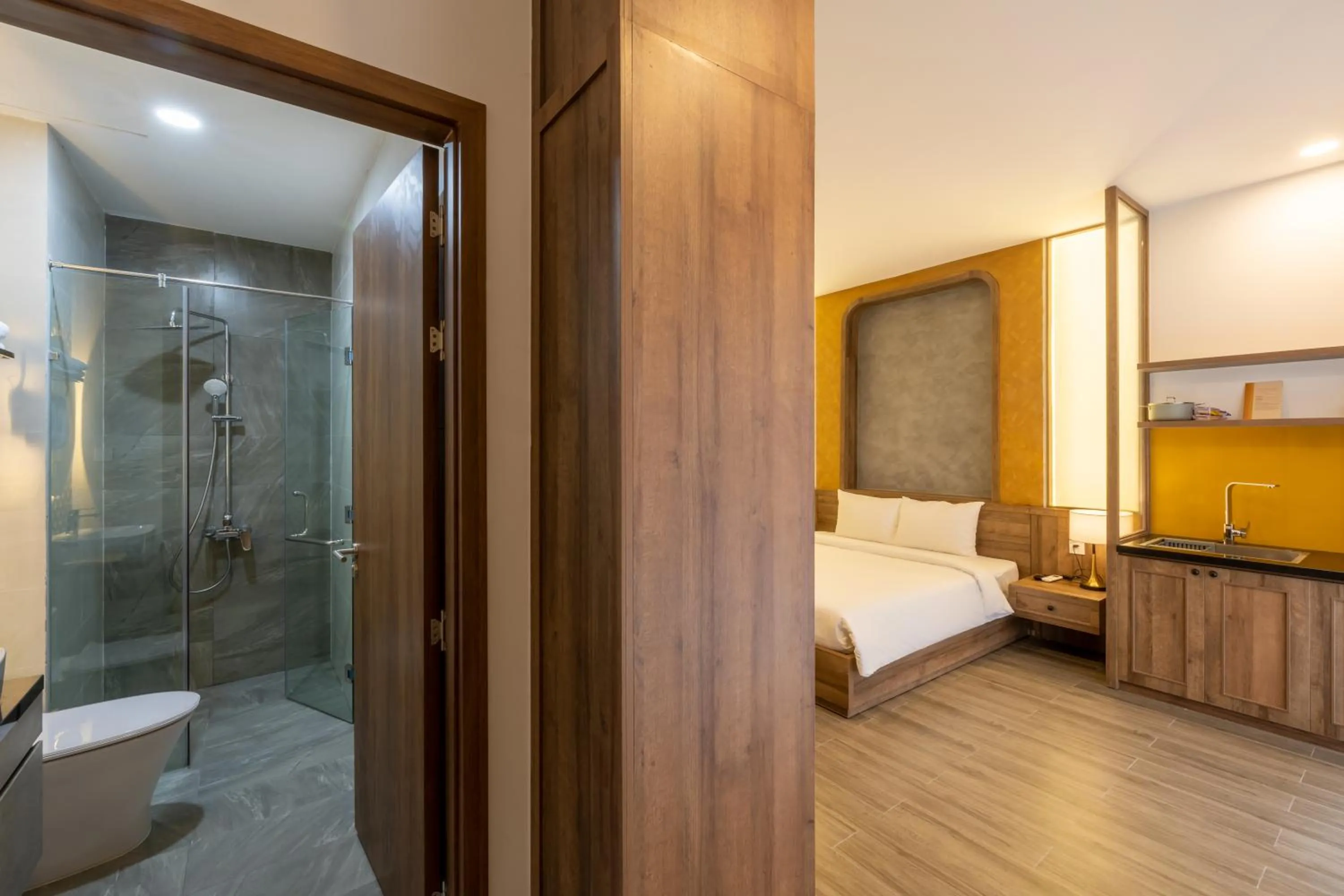 Bed in Moon Sun Boutique Villa Hotel