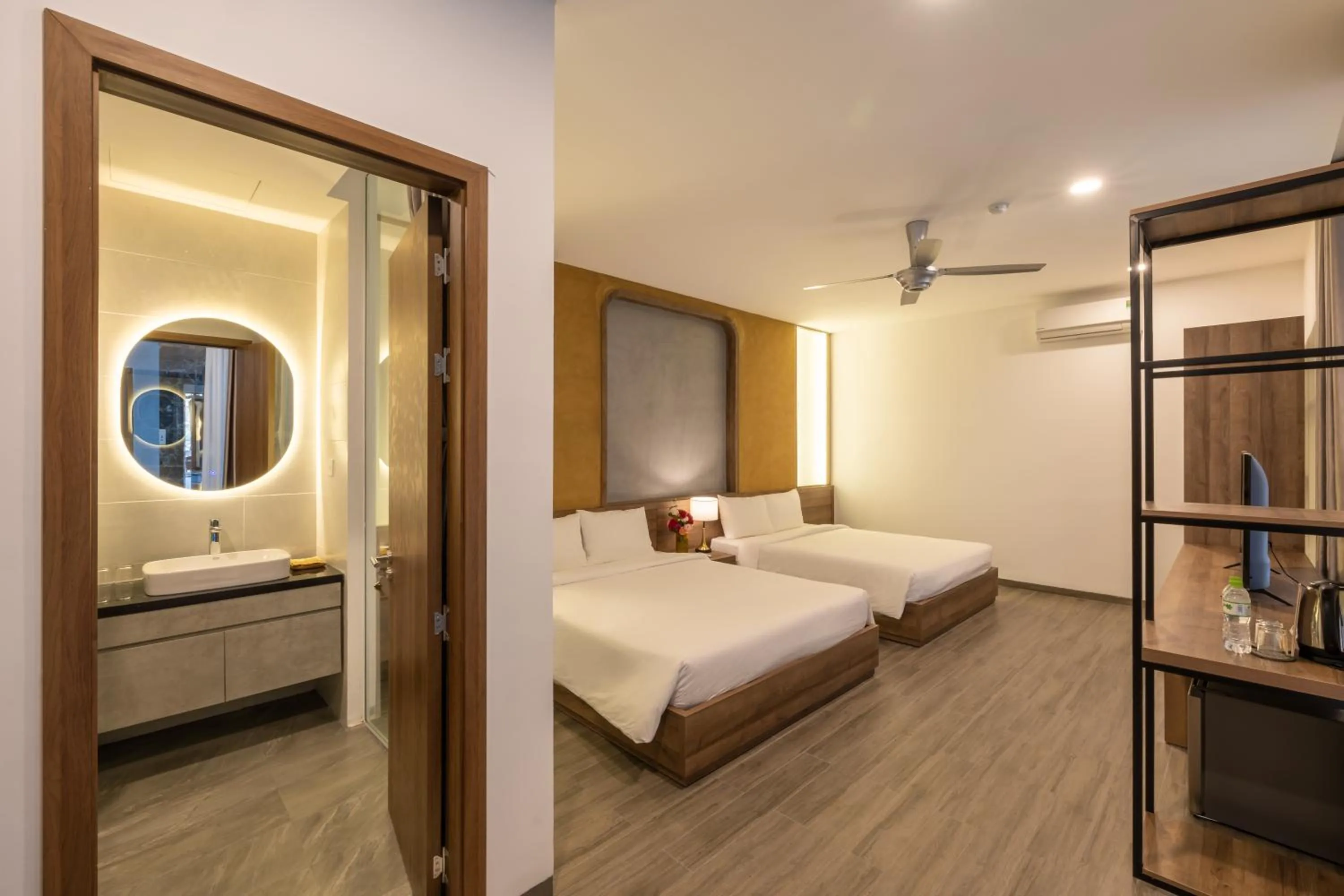 Bed in Moon Sun Boutique Villa Hotel