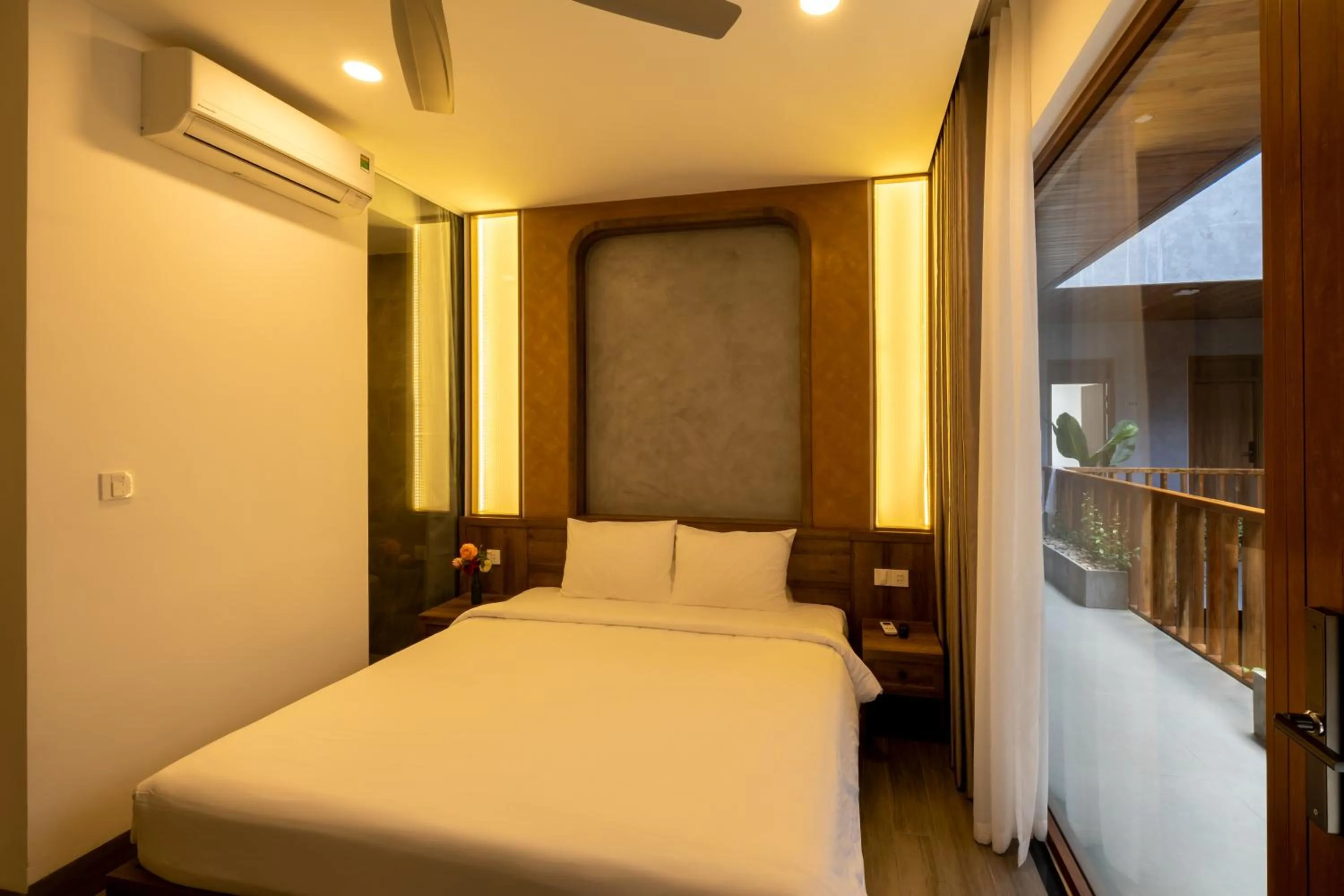 Bed in Moon Sun Boutique Villa Hotel