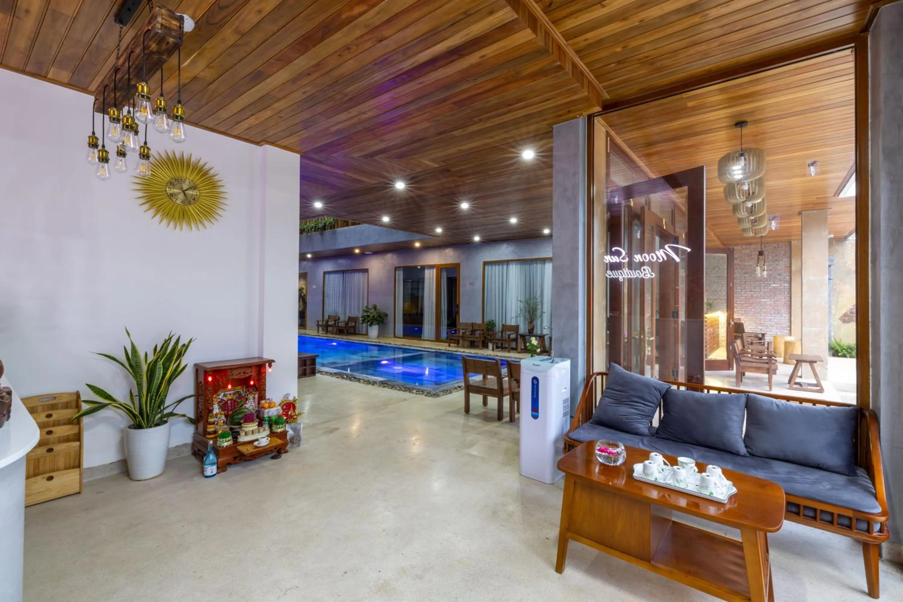 Living room in Moon Sun Boutique Villa Hotel