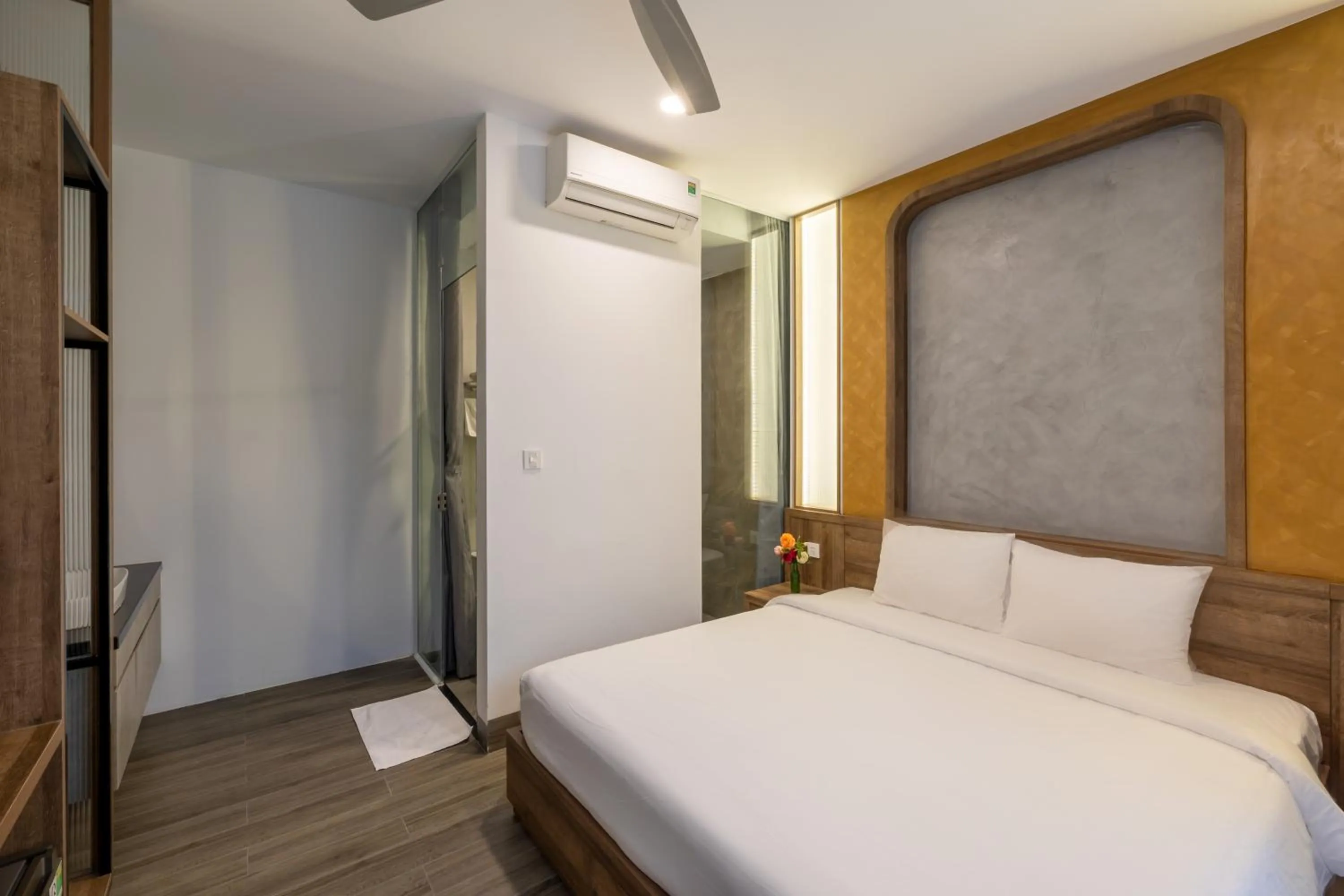 Bed in Moon Sun Boutique Villa Hotel