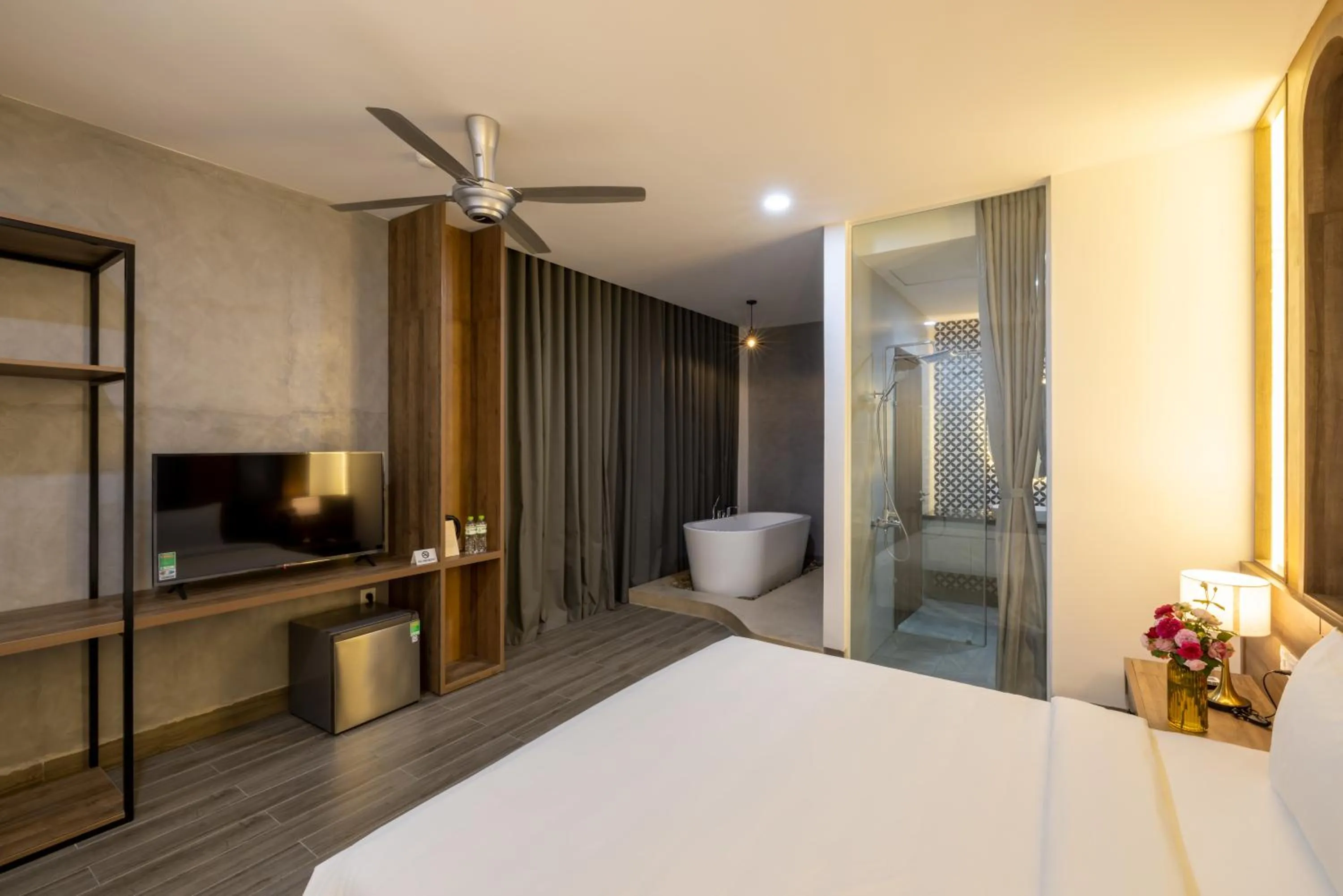 Bed in Moon Sun Boutique Villa Hotel