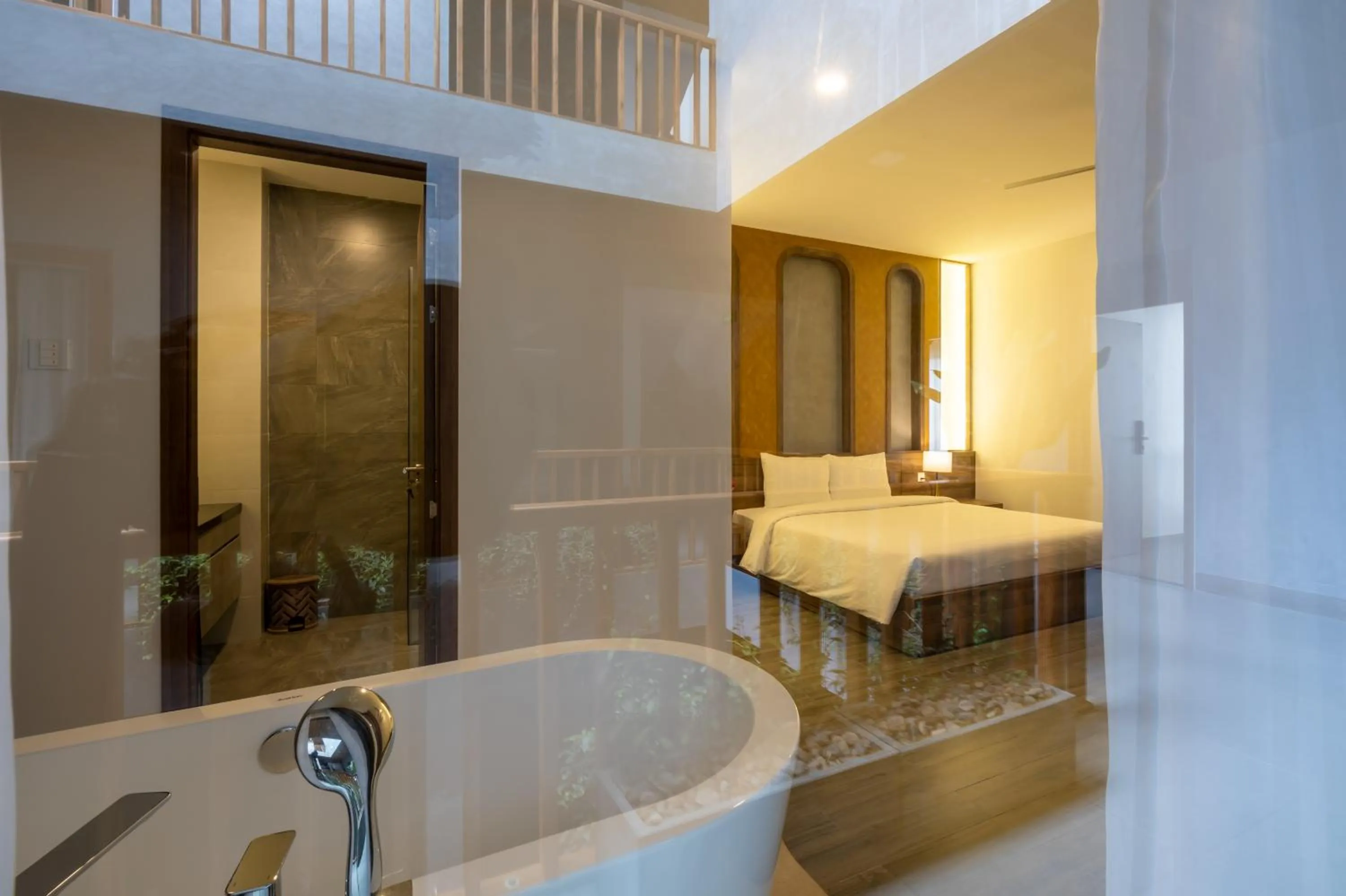 Bed in Moon Sun Boutique Villa Hotel