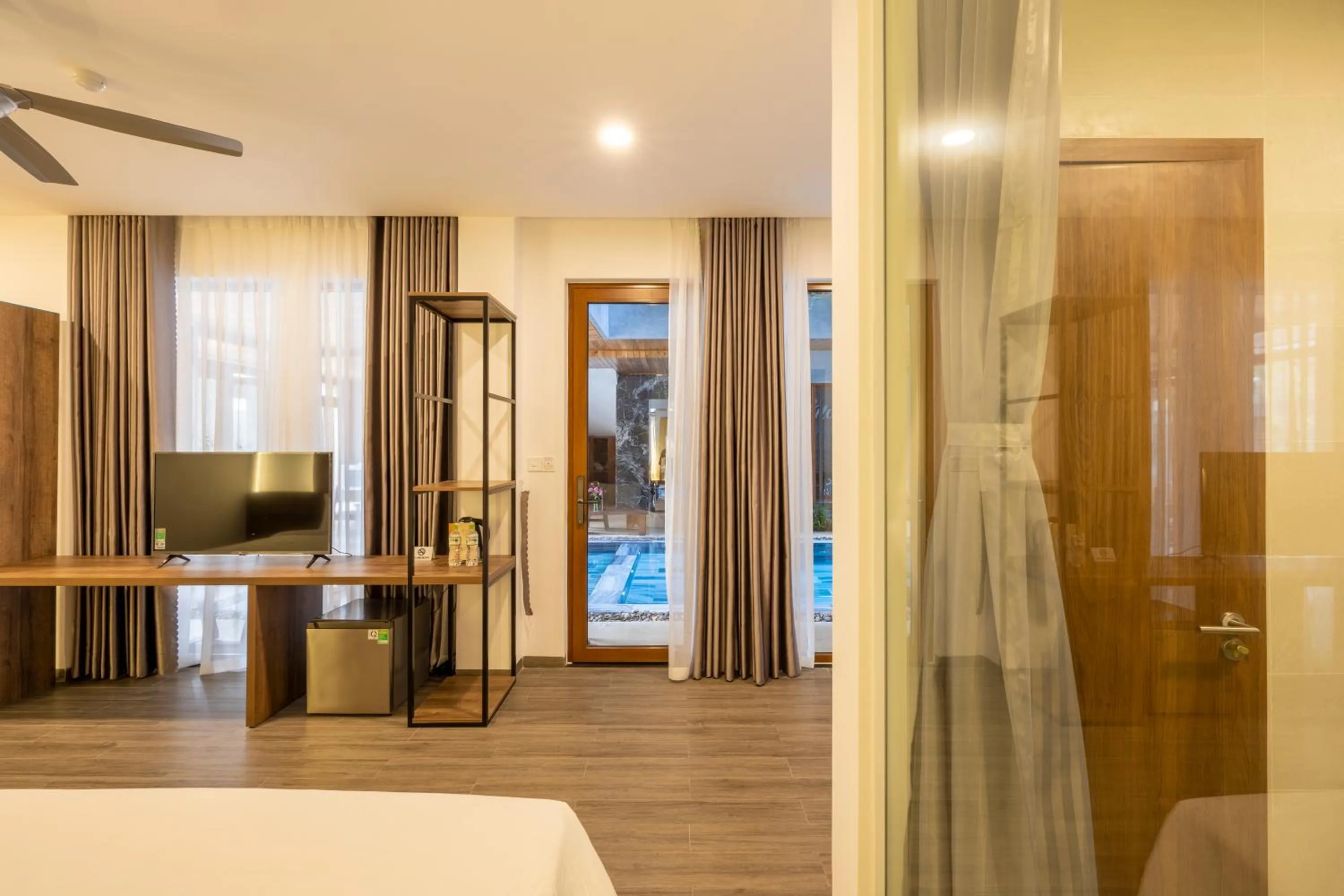 Bed in Moon Sun Boutique Villa Hotel