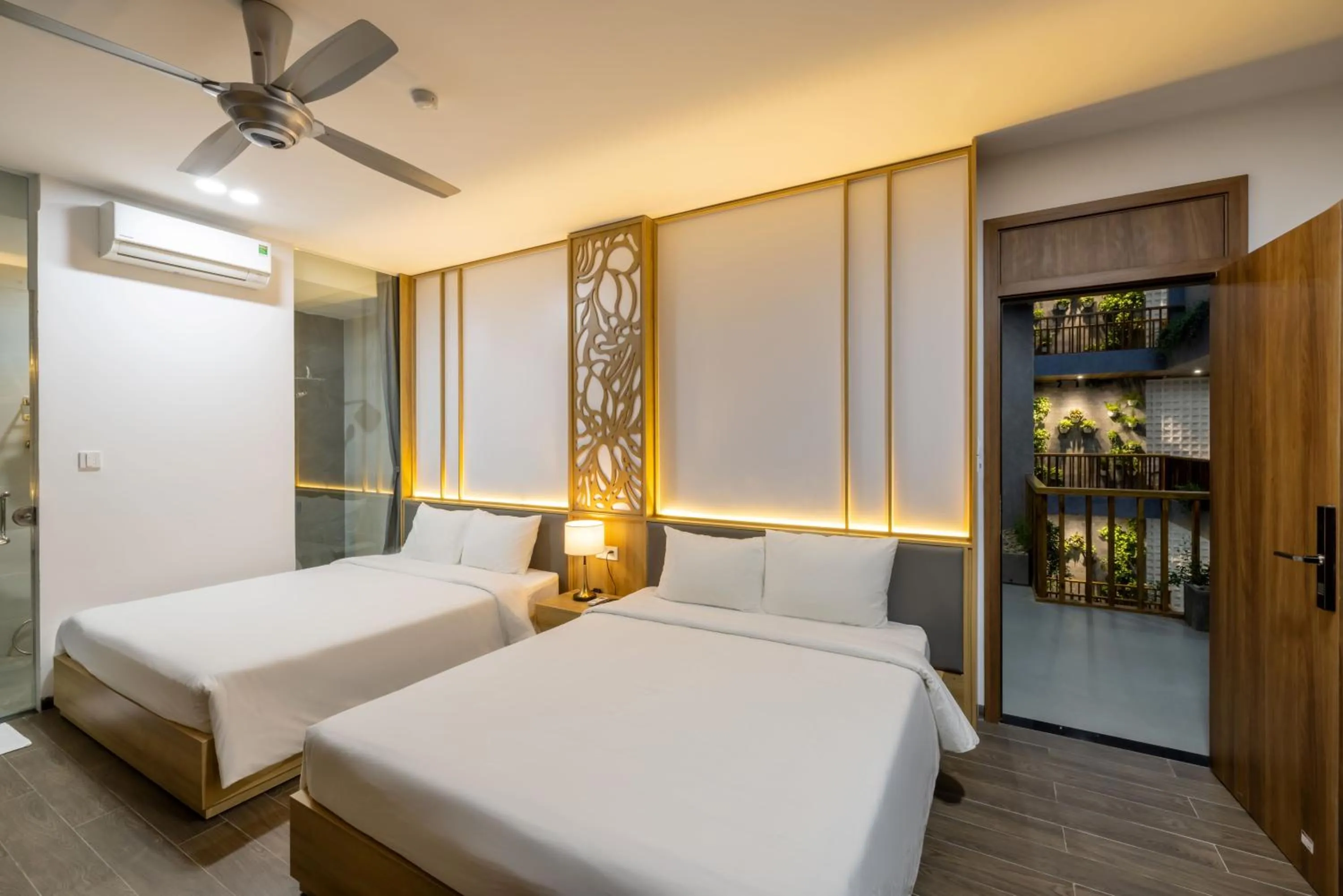 Bed in Moon Sun Boutique Villa Hotel