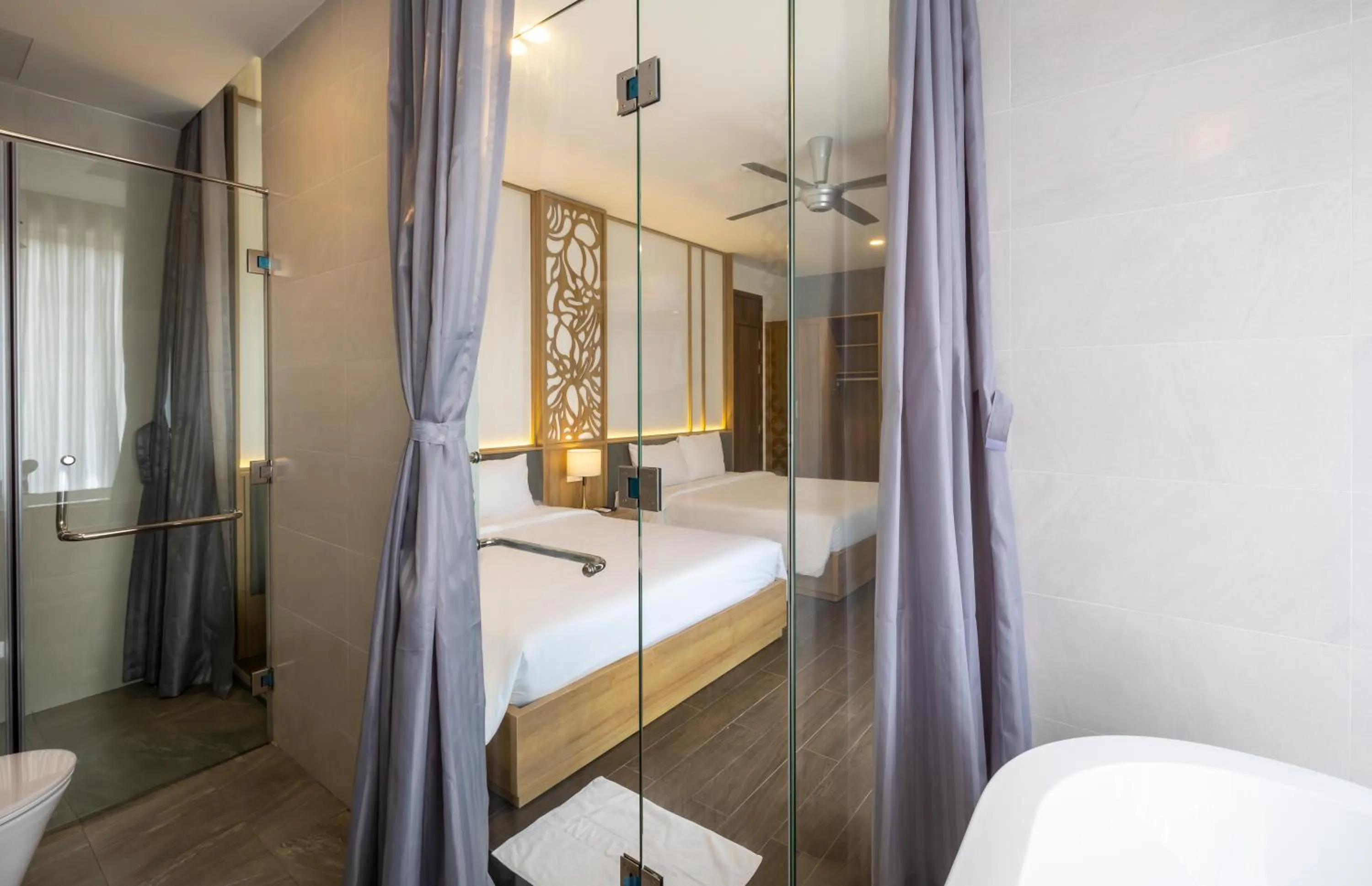 Toilet in Moon Sun Boutique Villa Hotel