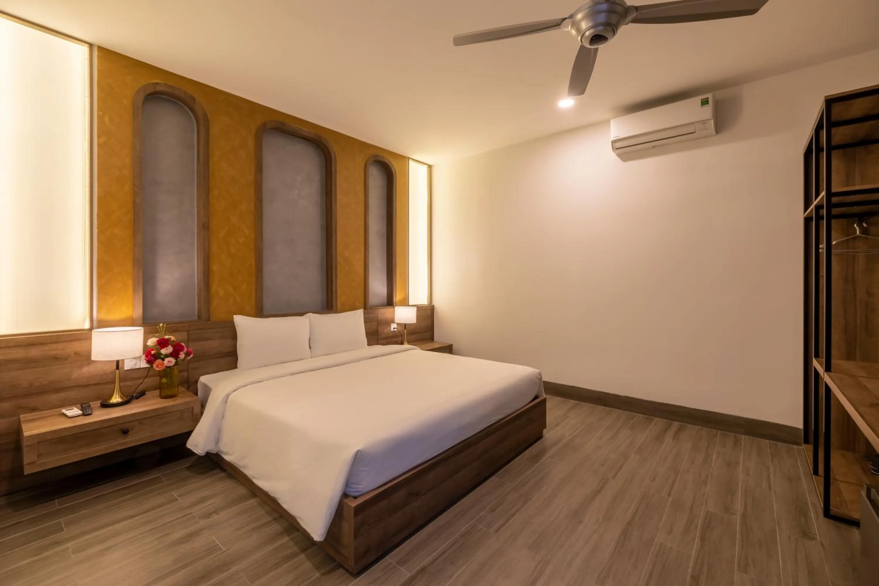 Bed in Moon Sun Boutique Villa Hotel