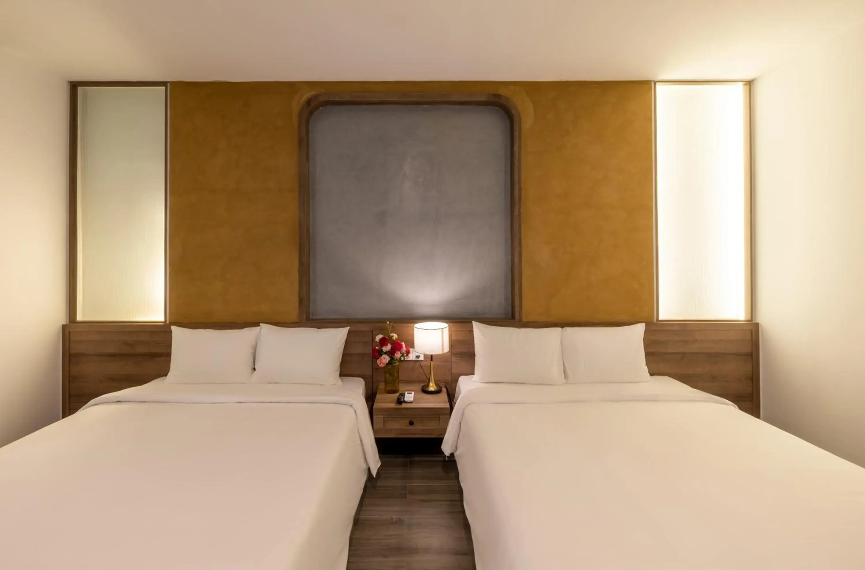 Deluxe Double Room with Two Double Beds in Moon Sun Boutique Villa Hotel Deluxe Double Room with Two Double Beds in Moon Sun Boutique Villa Hotel