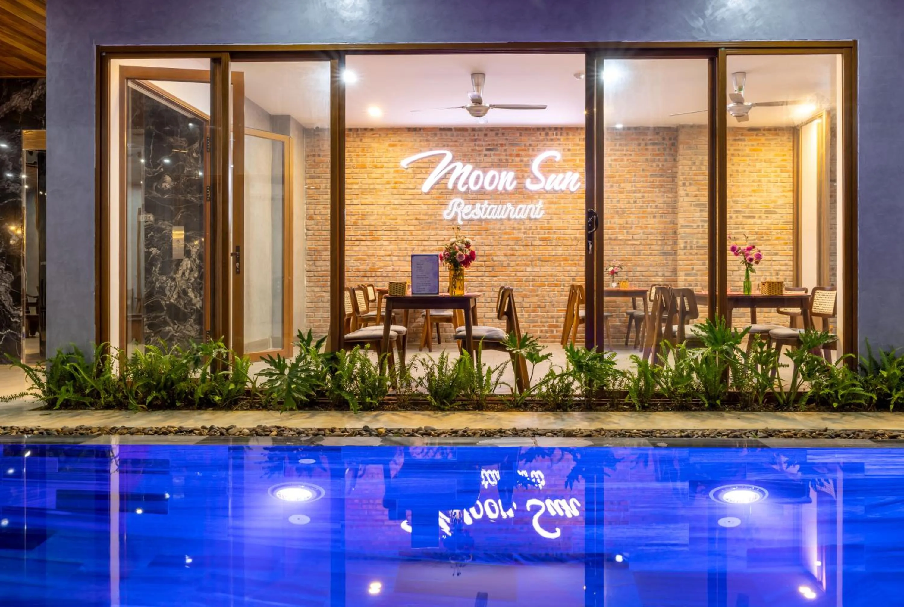 Patio in Moon Sun Boutique Villa Hotel